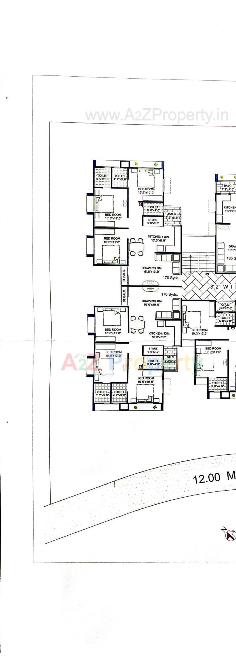 Layout of real estate project Ssd Vista located at Naroda, Ahmedabad, Gujarat