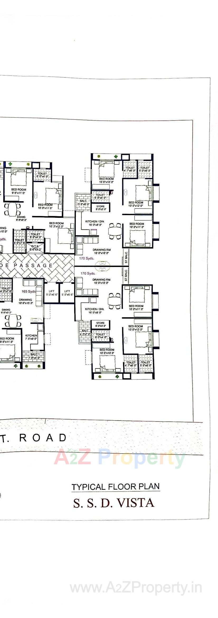 Layout of real estate project Ssd Vista located at Naroda, Ahmedabad, Gujarat