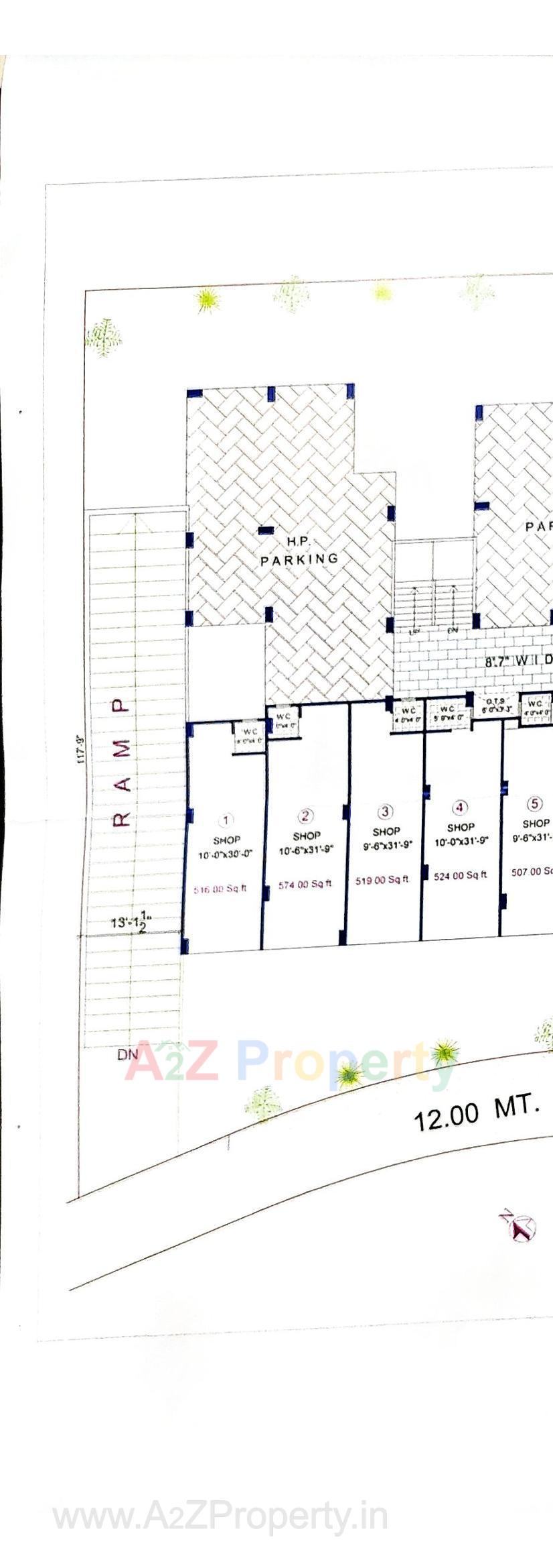 Layout of real estate project Ssd Vista located at Naroda, Ahmedabad, Gujarat