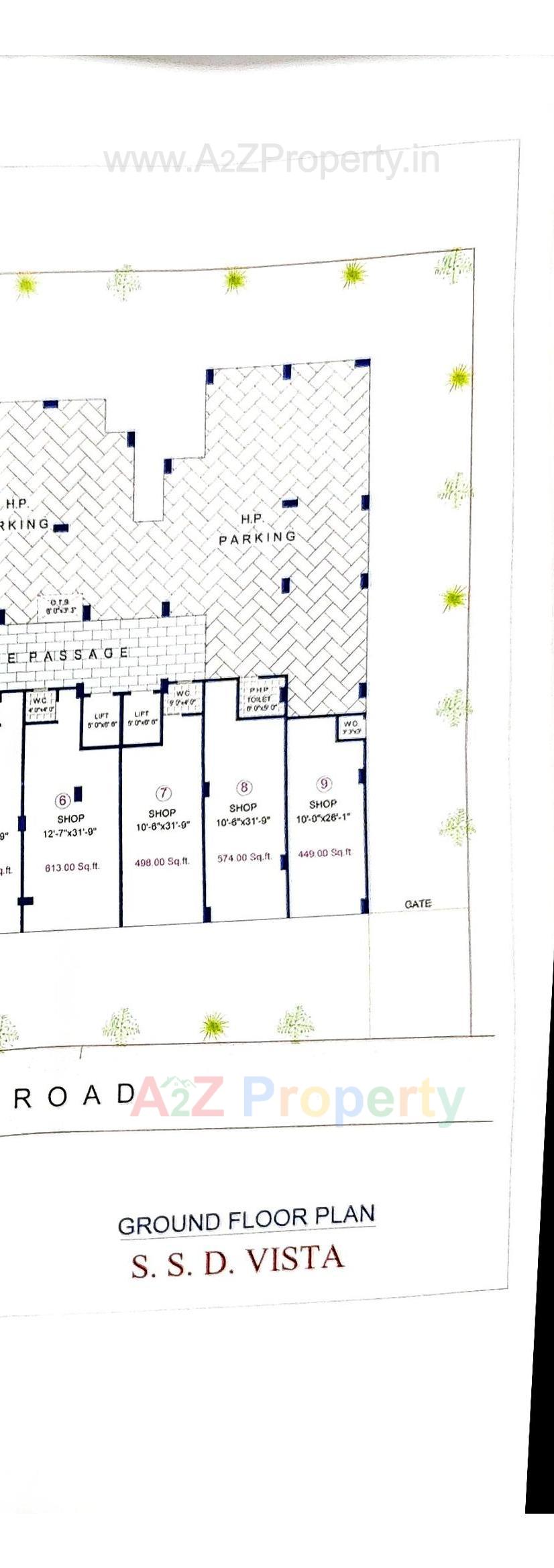 Layout of real estate project Ssd Vista located at Naroda, Ahmedabad, Gujarat