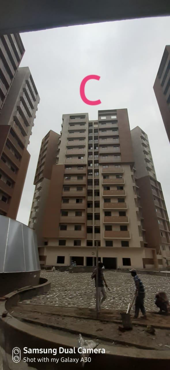 180209_const of real estate project Stanza located at Shela, Ahmedabad, Gujarat