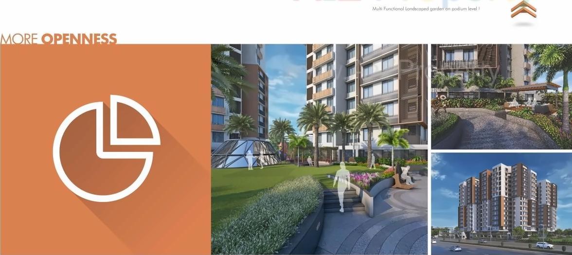 3D Elevation of real estate project Stanza located at Shela, Ahmedabad, Gujarat