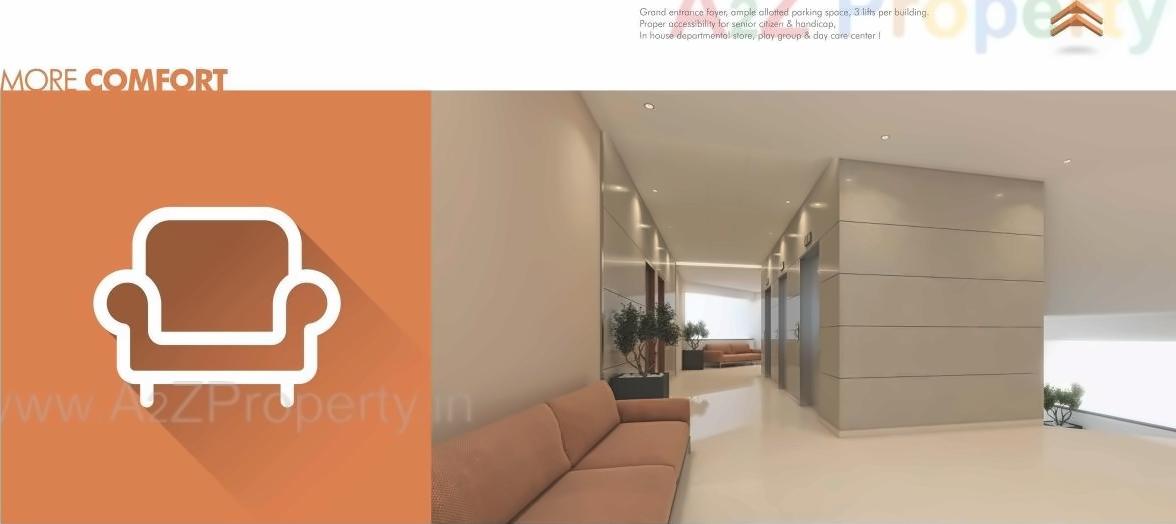 3D Elevation of real estate project Stanza located at Shela, Ahmedabad, Gujarat