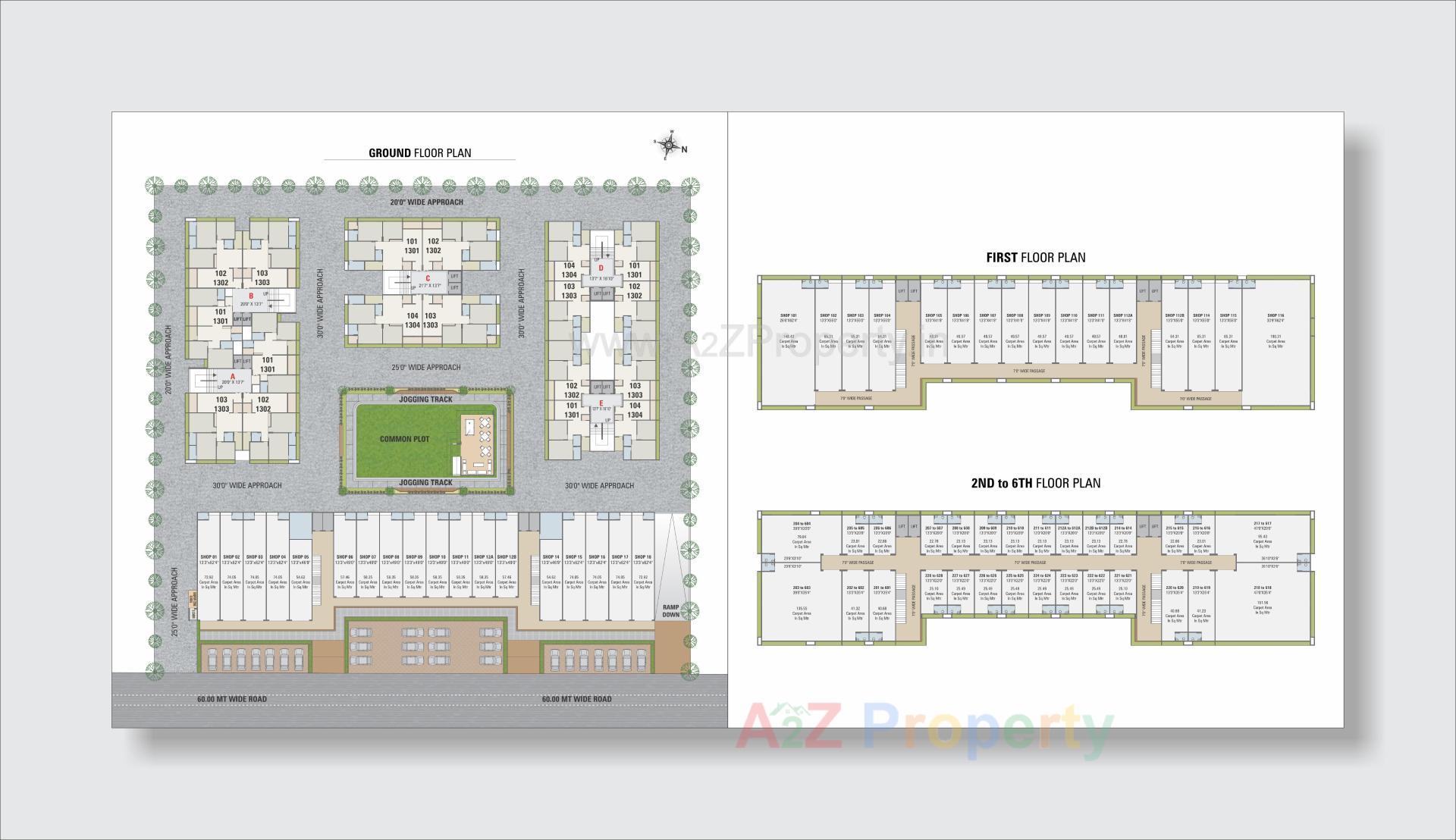 Layout of real estate project Star Empire   Elegance located at Ahmedabad, Ahmedabad, Gujarat