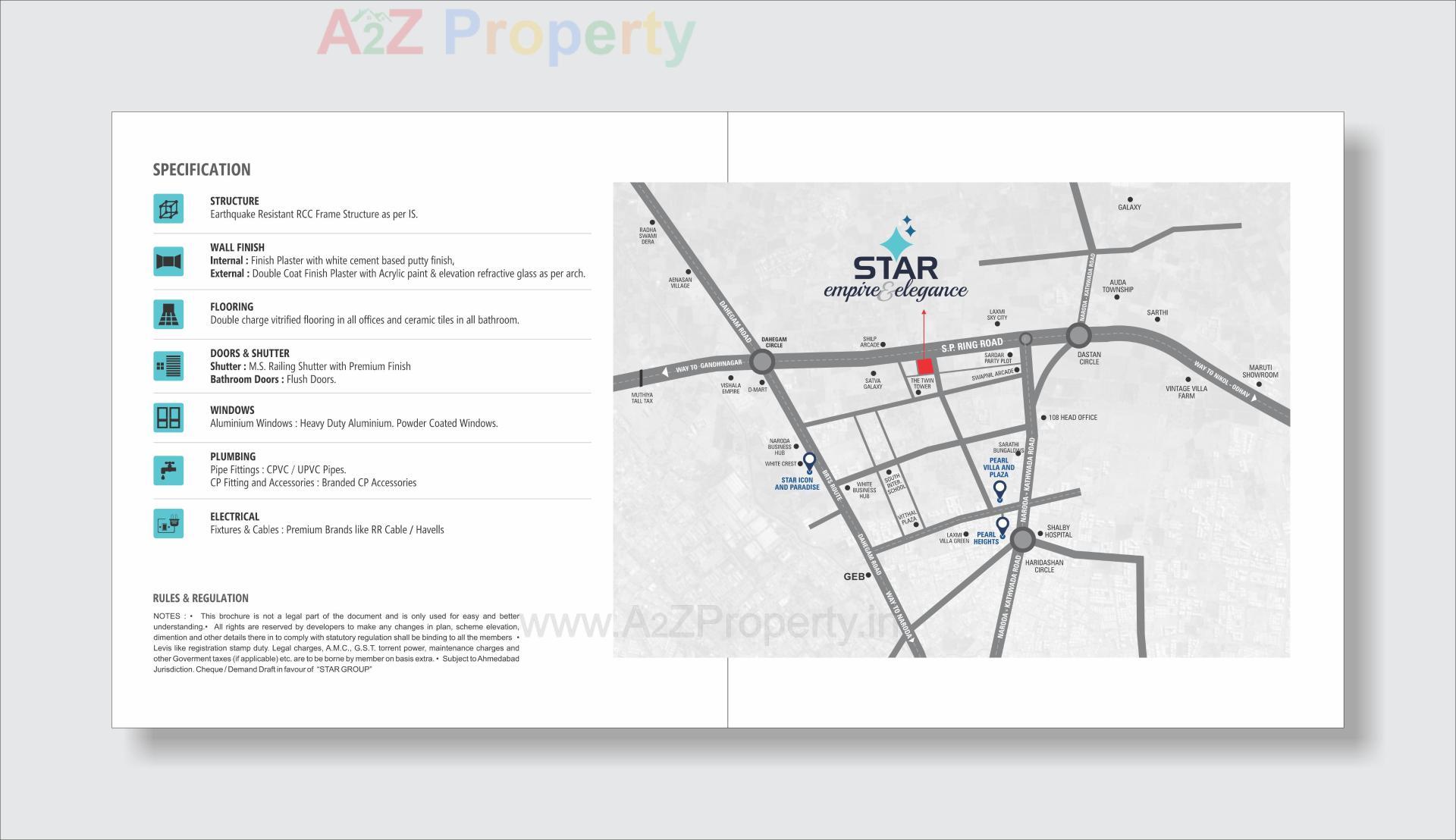  of real estate project Star Empire   Elegance located at Ahmedabad, Ahmedabad, Gujarat