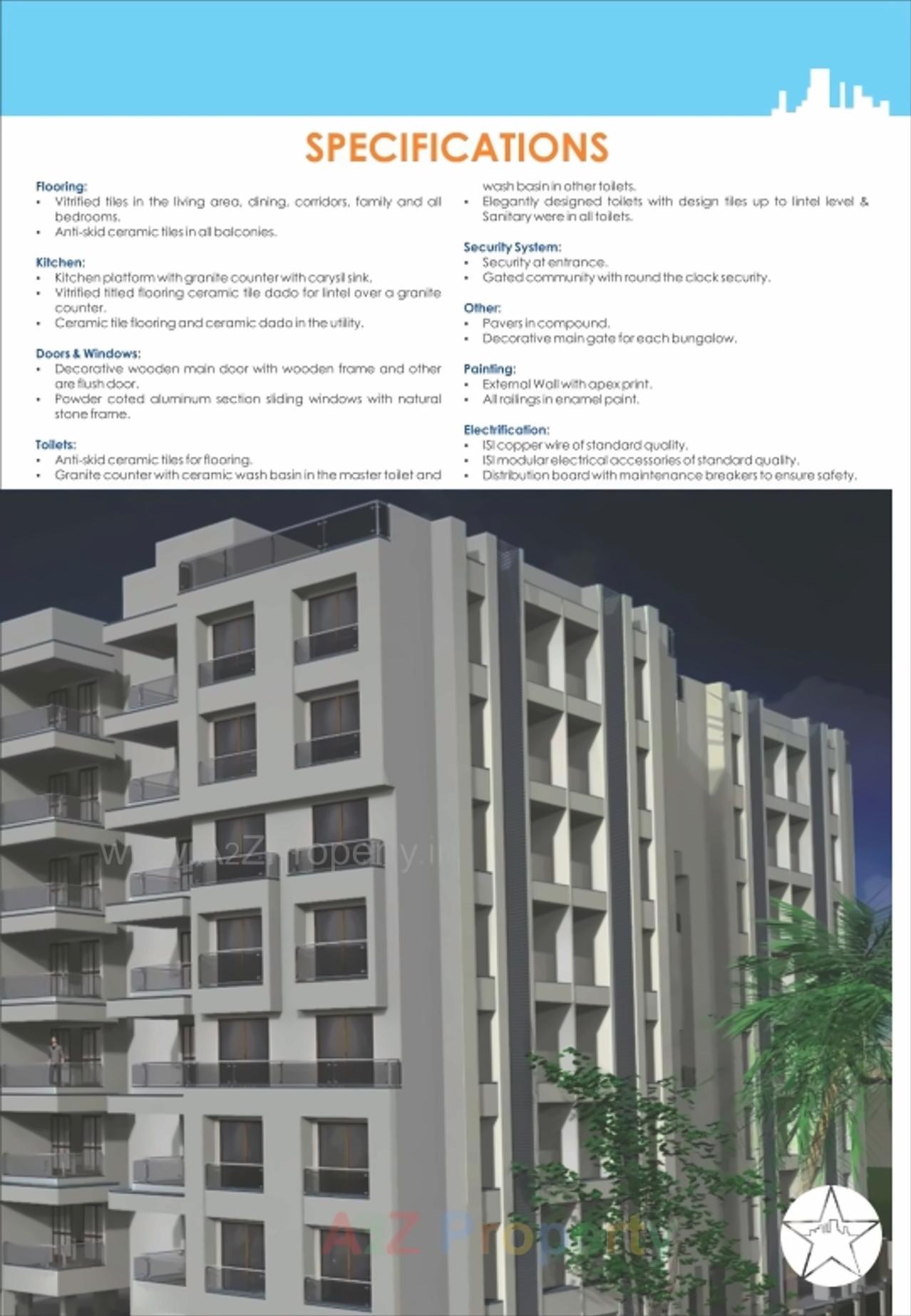 3D Elevation of real estate project Star Heights located at Nikol, Ahmedabad, Gujarat