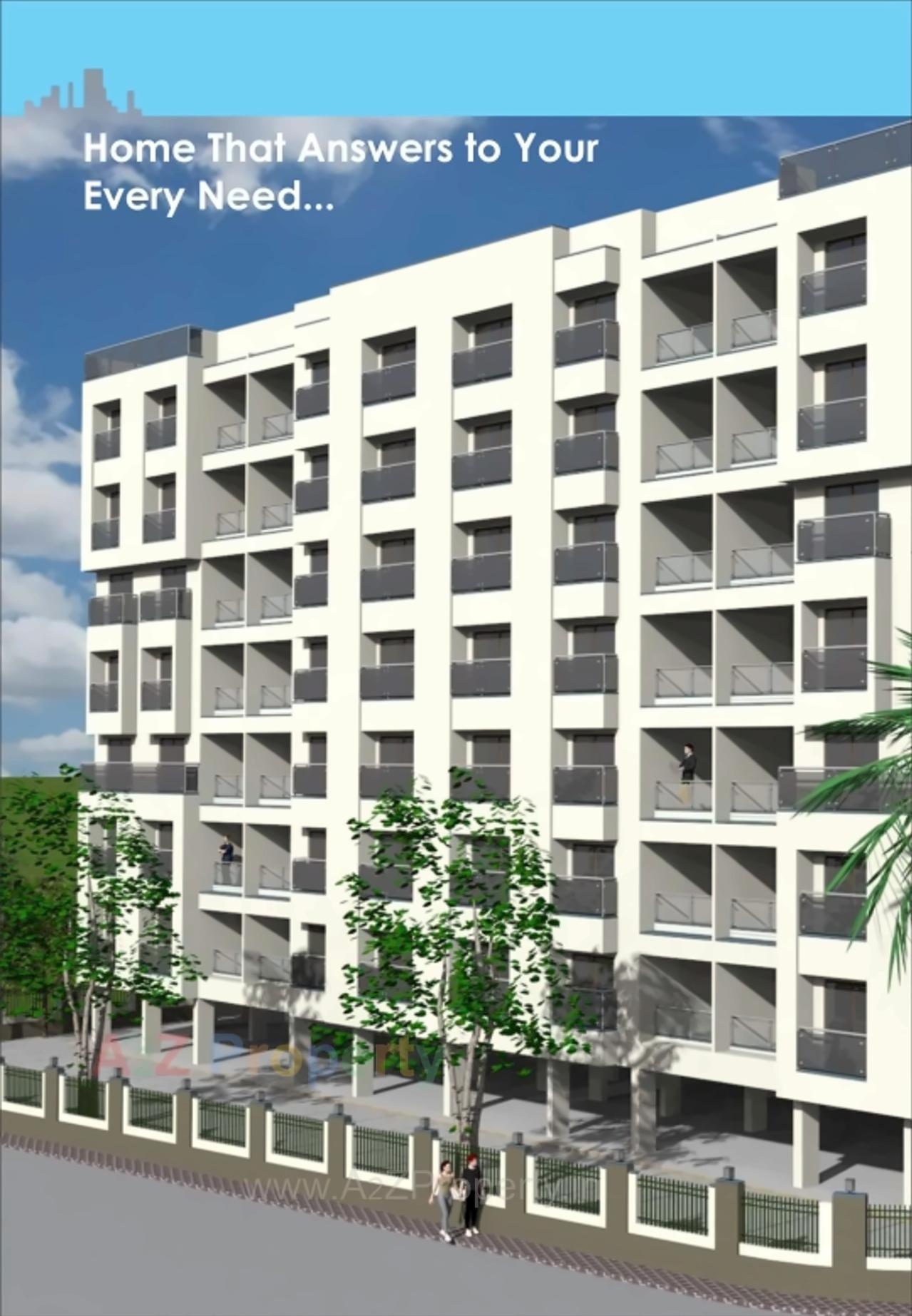 3D Elevation of real estate project Star Heights located at Nikol, Ahmedabad, Gujarat