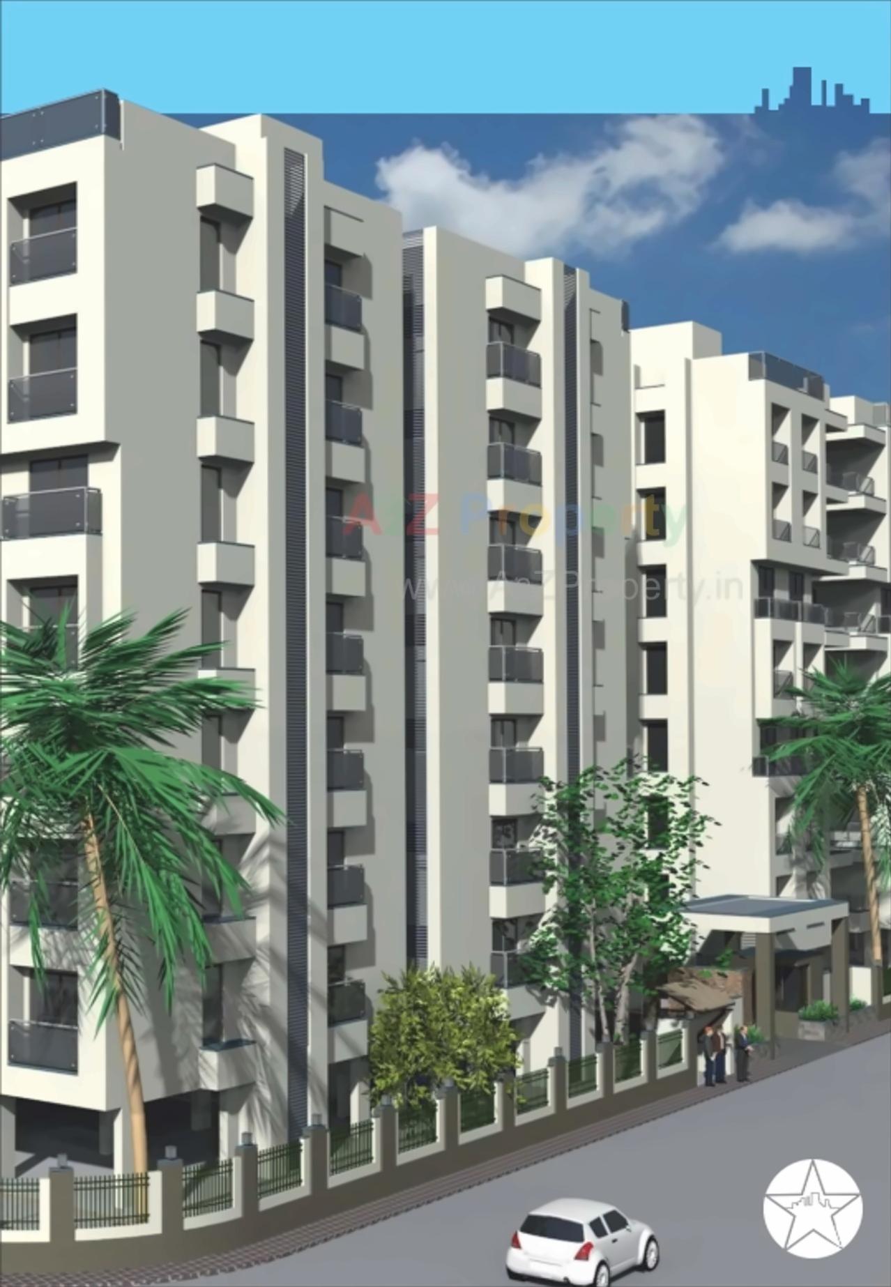 3D Elevation of real estate project Star Heights located at Nikol, Ahmedabad, Gujarat