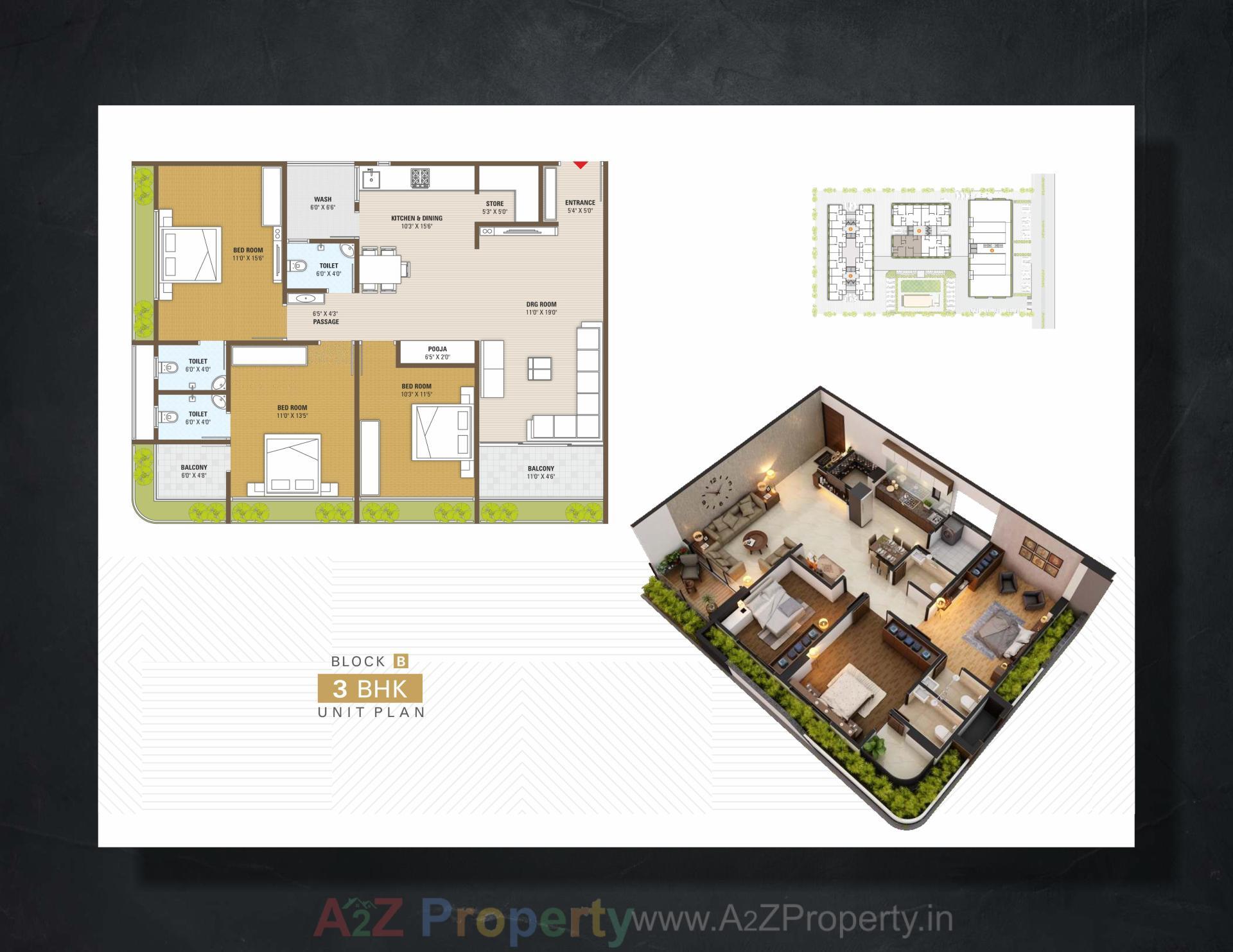 Layout of real estate project Star Icon   Paradise located at Hanspura, Ahmedabad, Gujarat