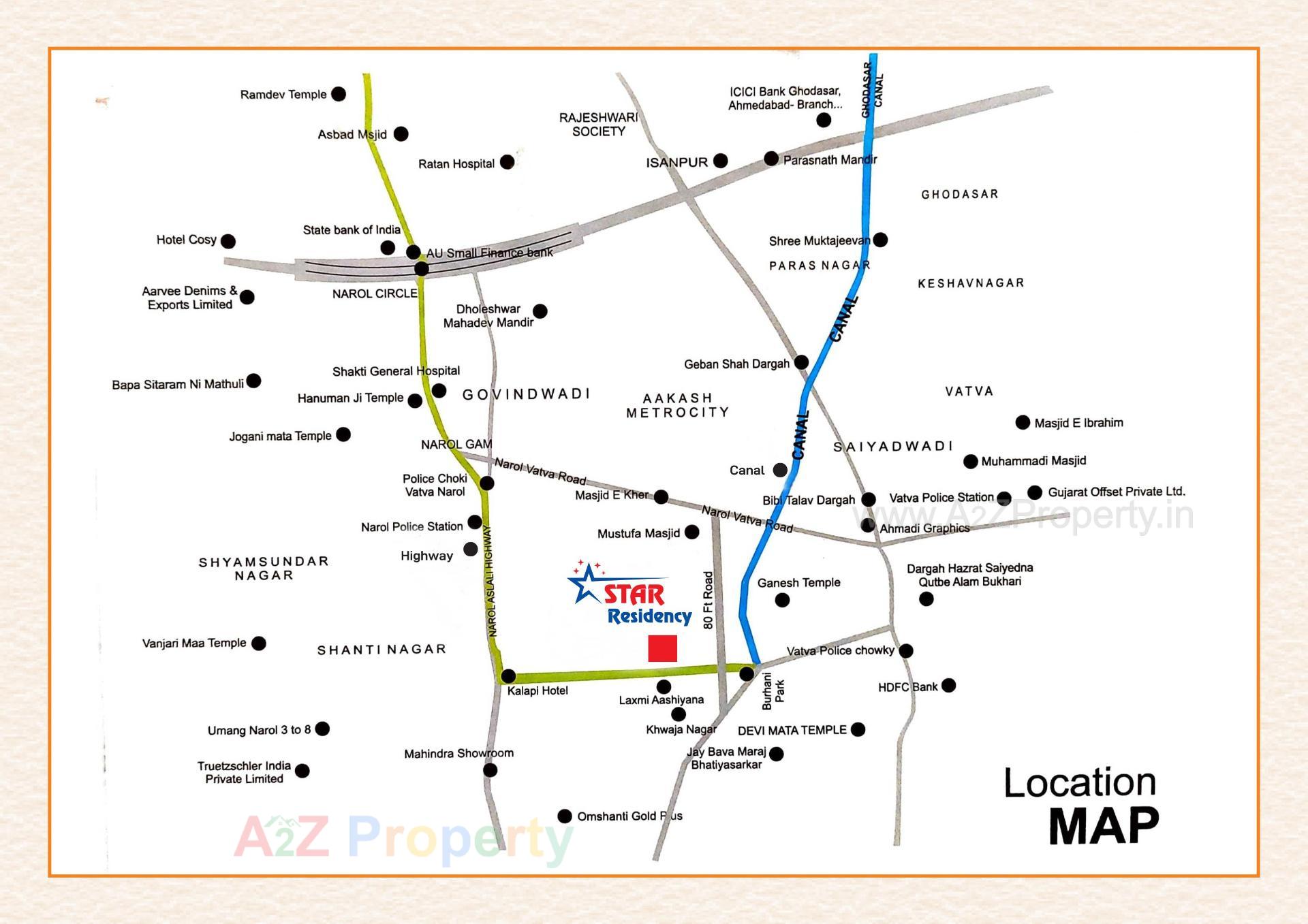  of real estate project Star Residency located at Narol, Ahmedabad, Gujarat