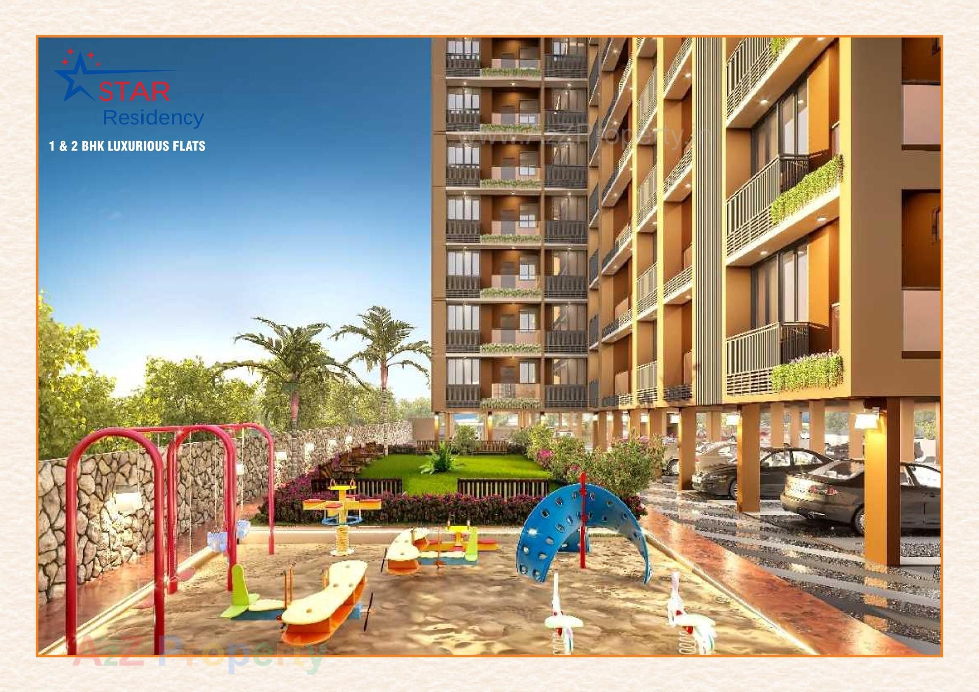 3D Elevation of real estate project Star Residency located at Narol, Ahmedabad, Gujarat
