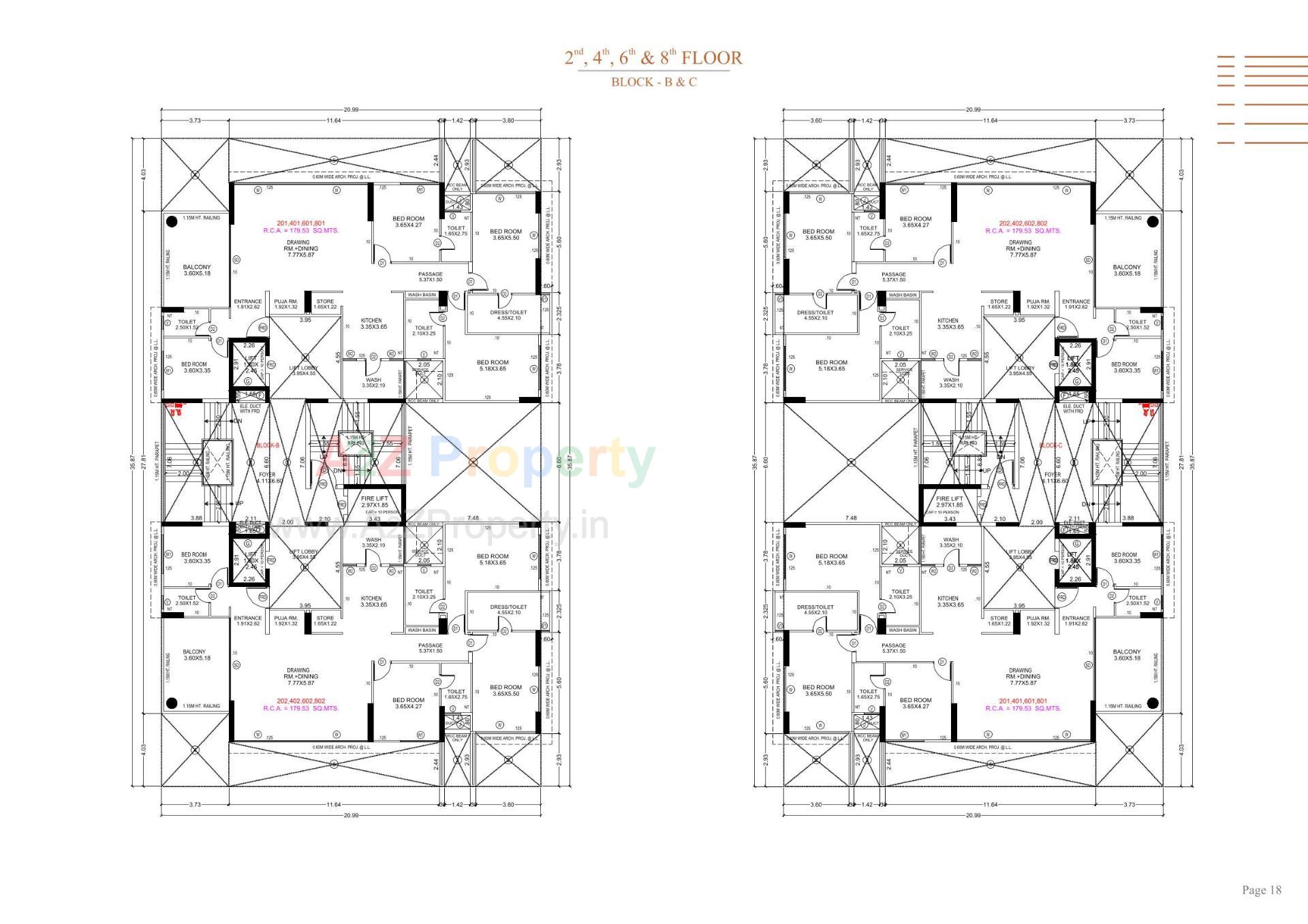 Layout of real estate project Stark Torre located at Sola, Ahmedabad, Gujarat