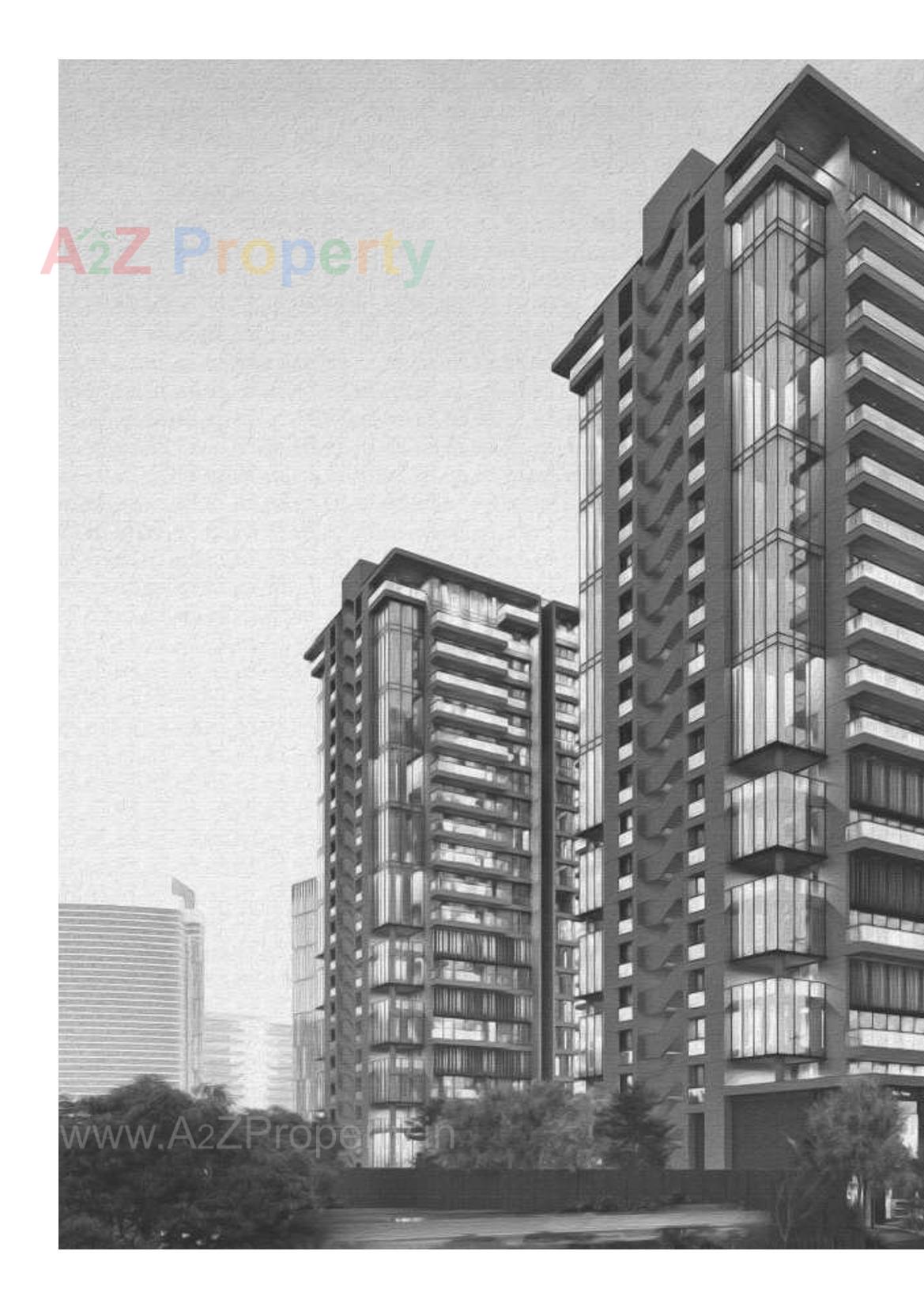 3D Elevation of real estate project Stark Torre located at Sola, Ahmedabad, Gujarat