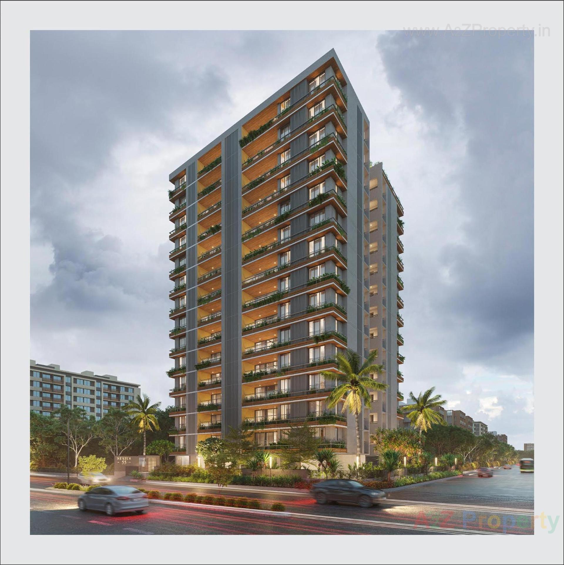 3D Elevation of real estate project Status located at Bhadaj, Ahmedabad, Gujarat