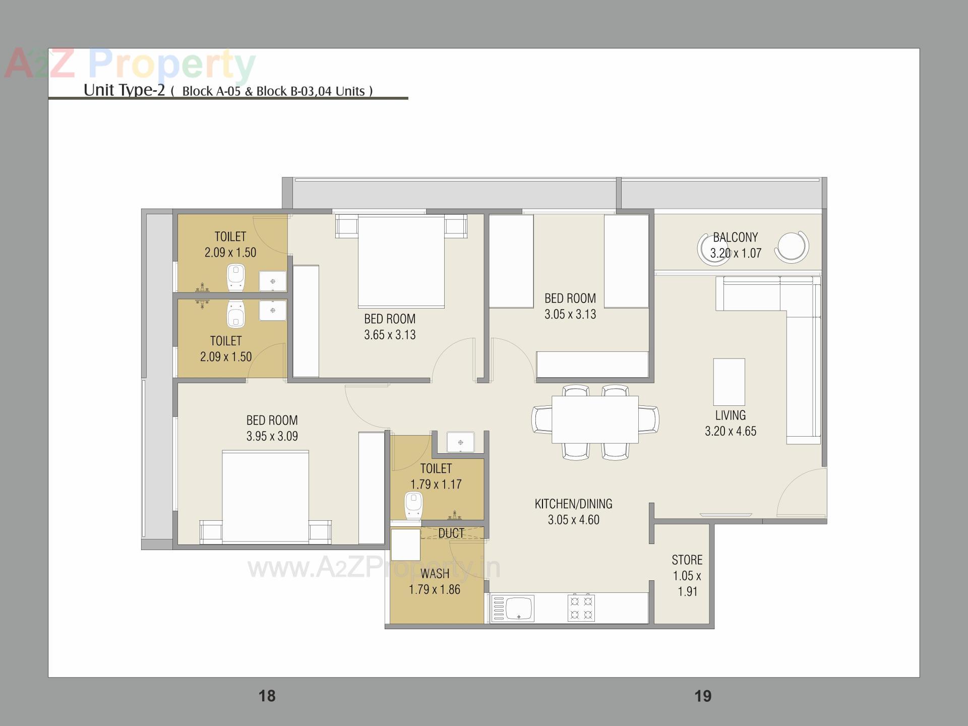 Layout of real estate project Status Ananta located at Chandkheda, Ahmedabad, Gujarat