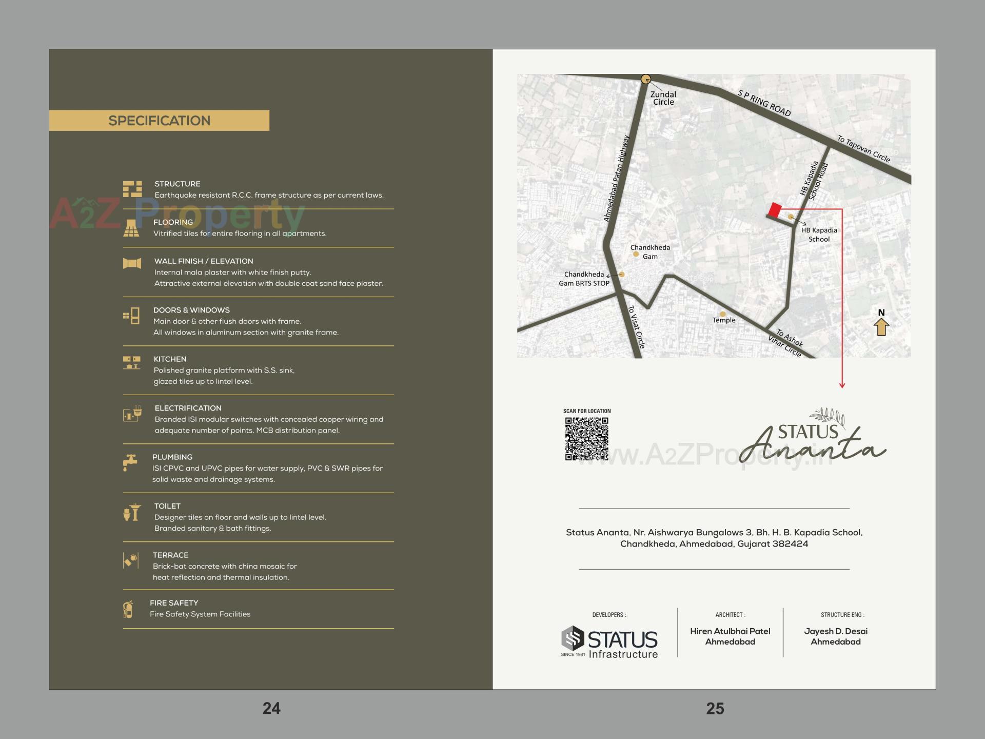  of real estate project Status Ananta located at Chandkheda, Ahmedabad, Gujarat
