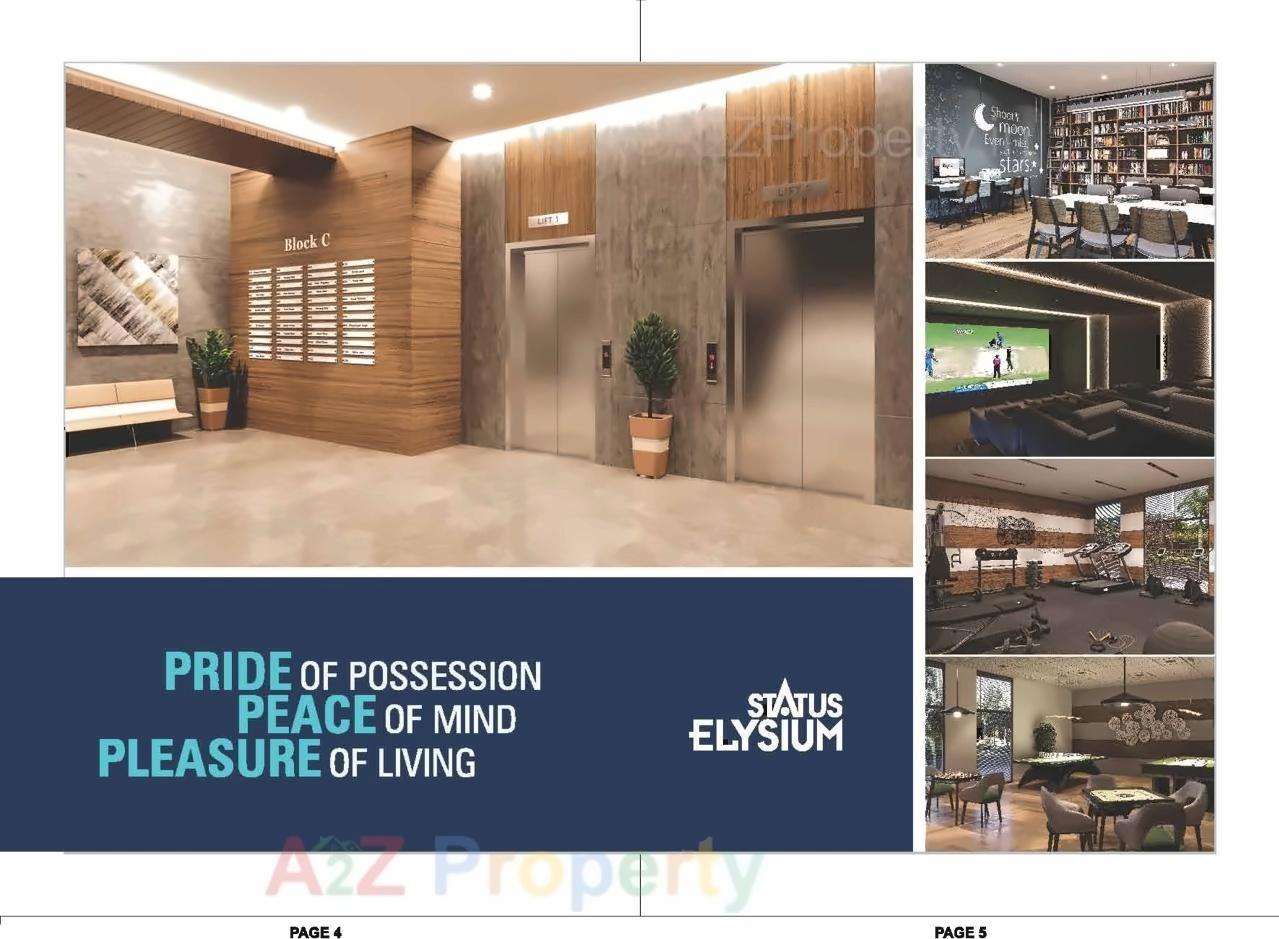 3D Elevation of real estate project Status Elysium located at Jagatpur, Ahmedabad, Gujarat