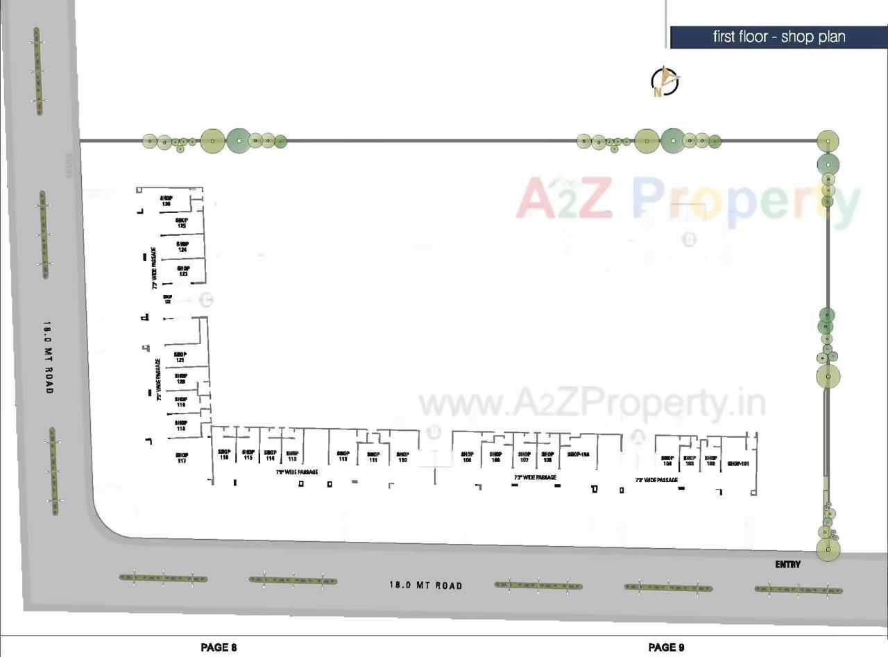 Layout of real estate project Status Elysium located at Jagatpur, Ahmedabad, Gujarat