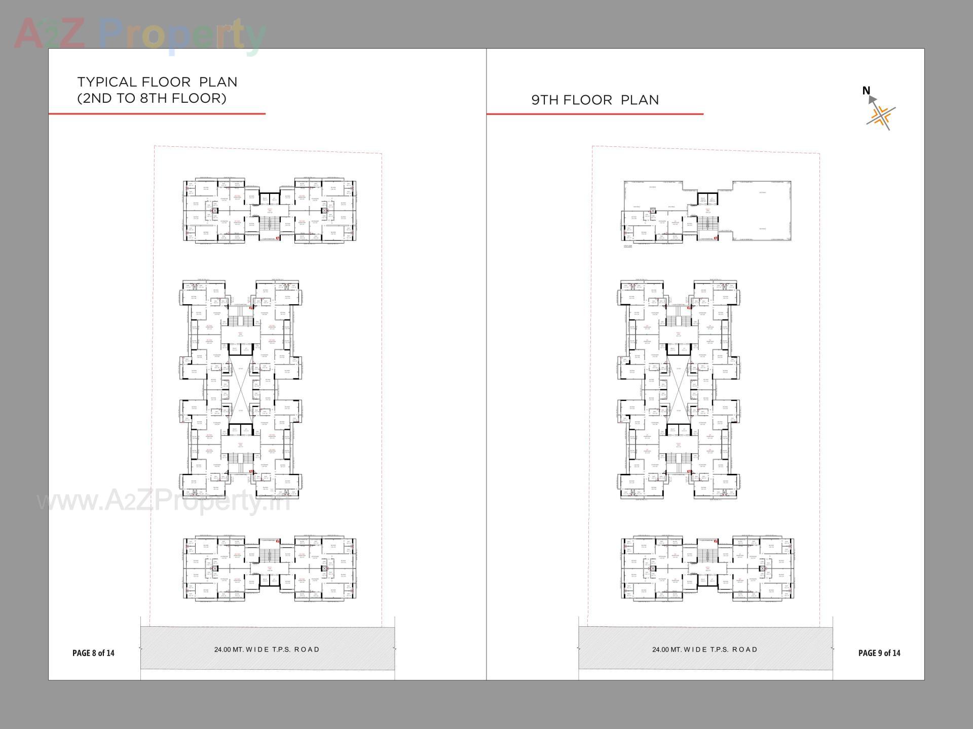 Layout of real estate project Status Sky located at Jagatpur, Ahmedabad, Gujarat