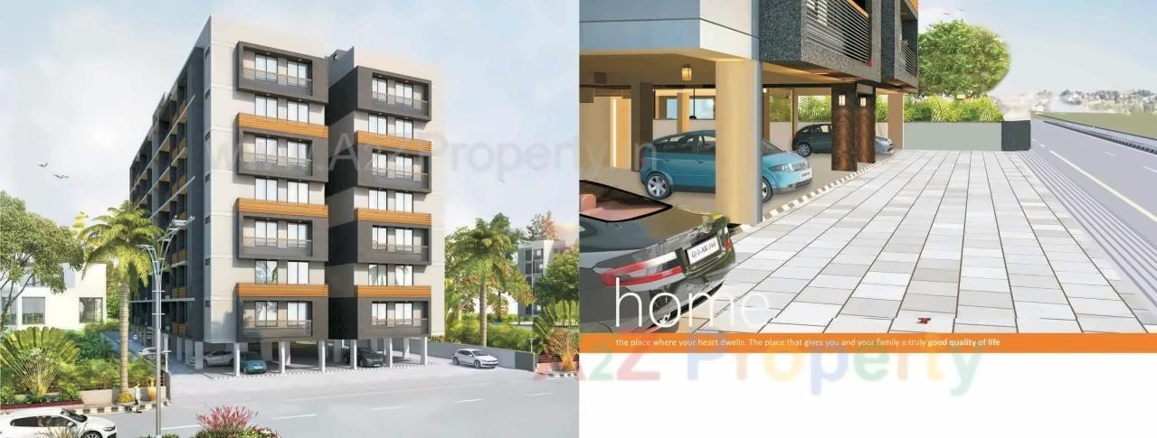 3D Elevation of real estate project Status located at Sola, Ahmedabad, Gujarat