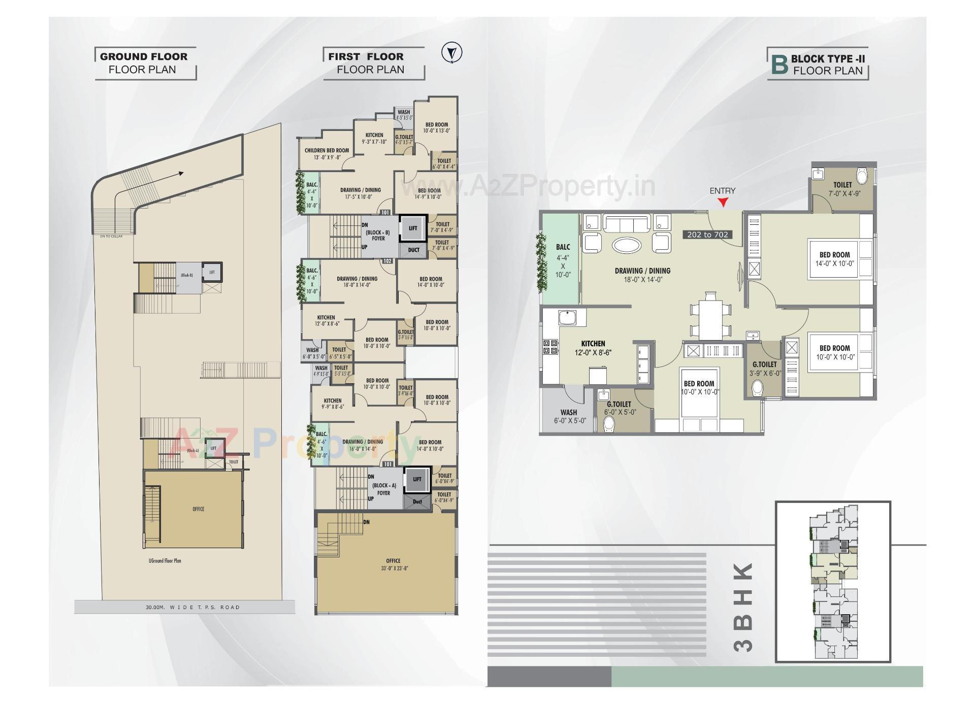 Layout of real estate project Stavam Residency located at Gota, Ahmedabad, Gujarat