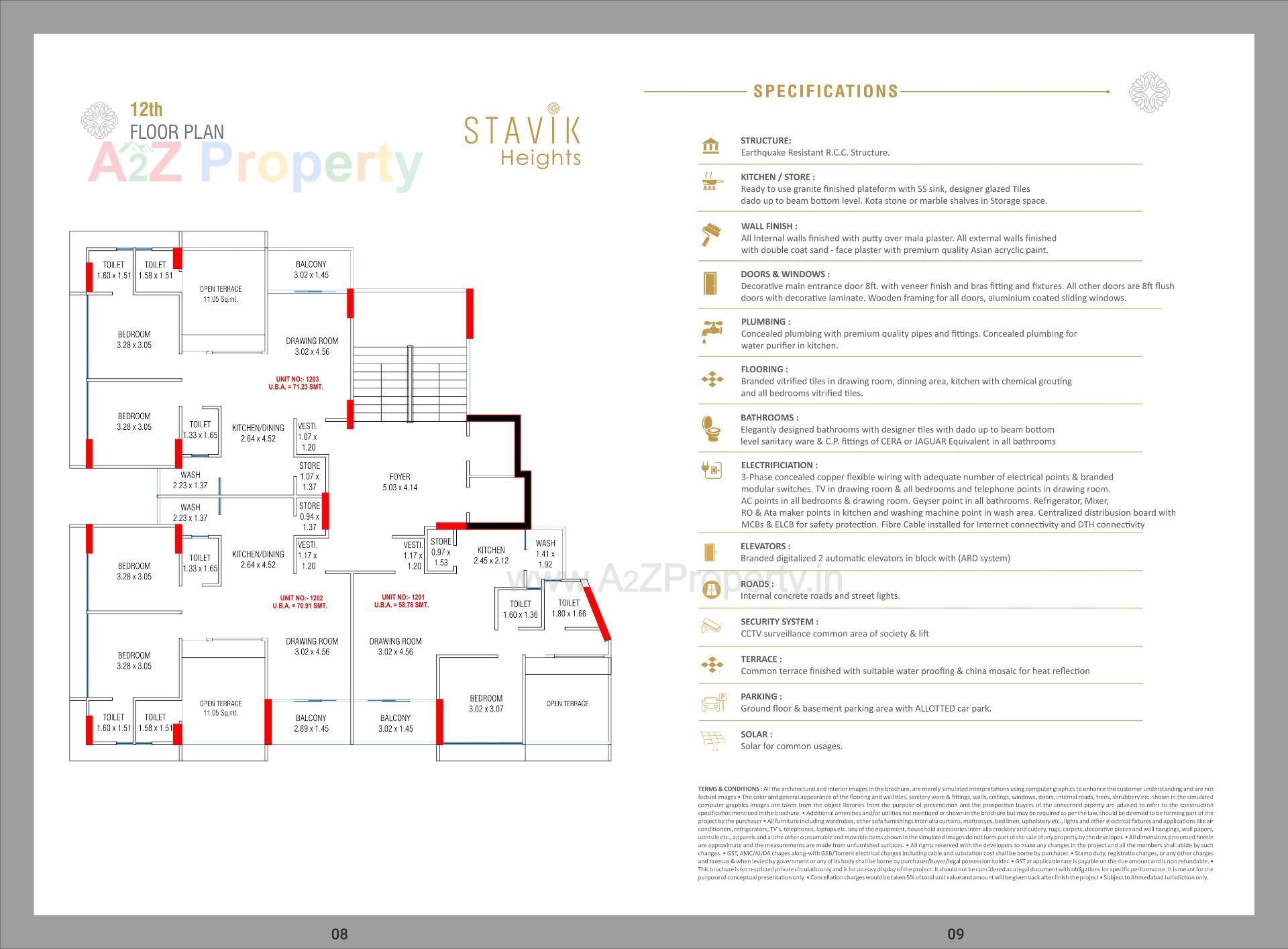  of real estate project Stavik Heights located at Bhadaj, Ahmedabad, Gujarat