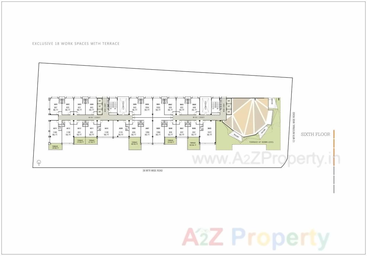 Layout of real estate project Stellar located at Bodakdev, Ahmedabad, Gujarat