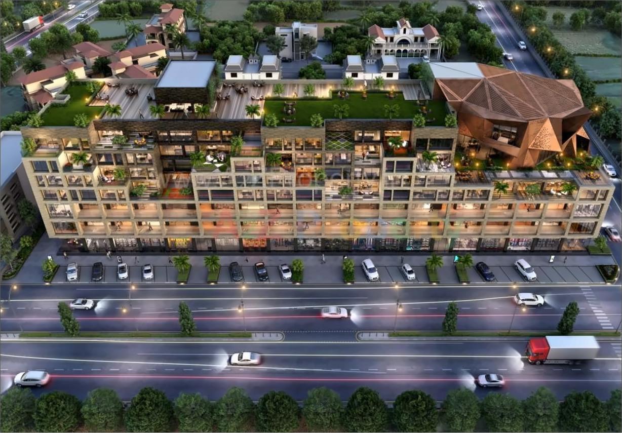 3D Elevation of real estate project Stellar located at Bodakdev, Ahmedabad, Gujarat