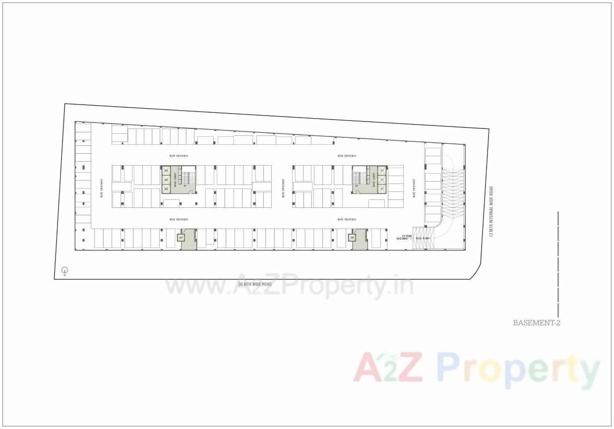 Layout of real estate project Stellar located at Bodakdev, Ahmedabad, Gujarat