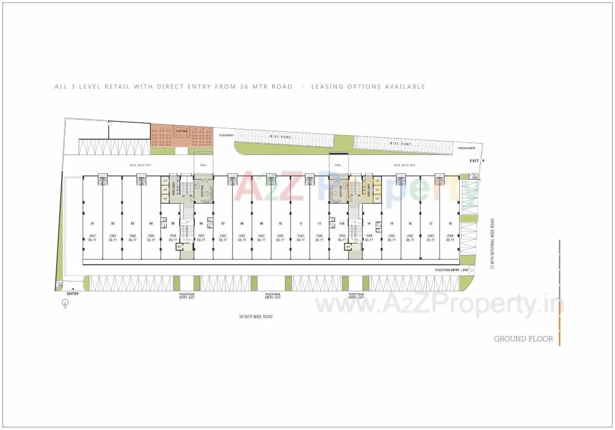 Layout of real estate project Stellar located at Bodakdev, Ahmedabad, Gujarat