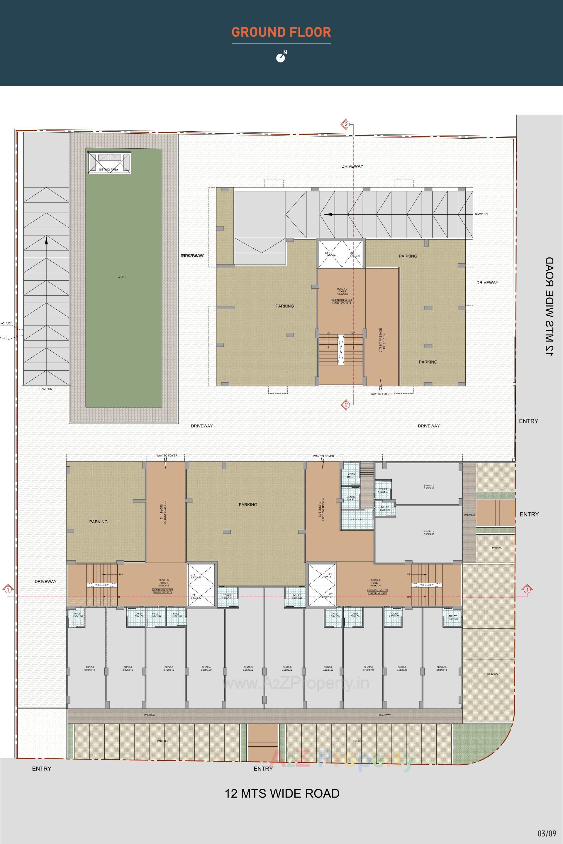 Layout of real estate project Sthapana located at Chenpur, Ahmedabad, Gujarat