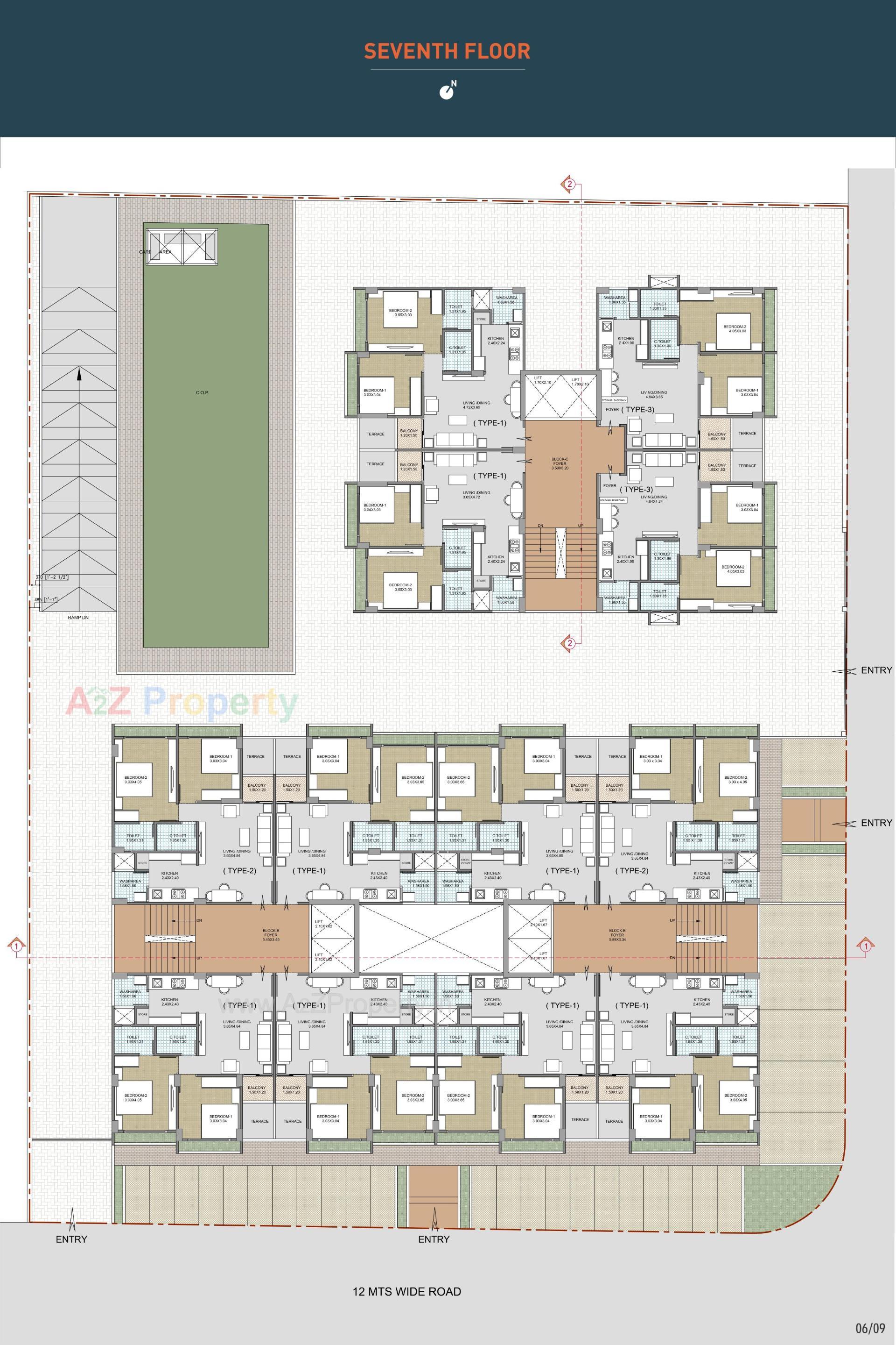 Layout of real estate project Sthapana located at Chenpur, Ahmedabad, Gujarat