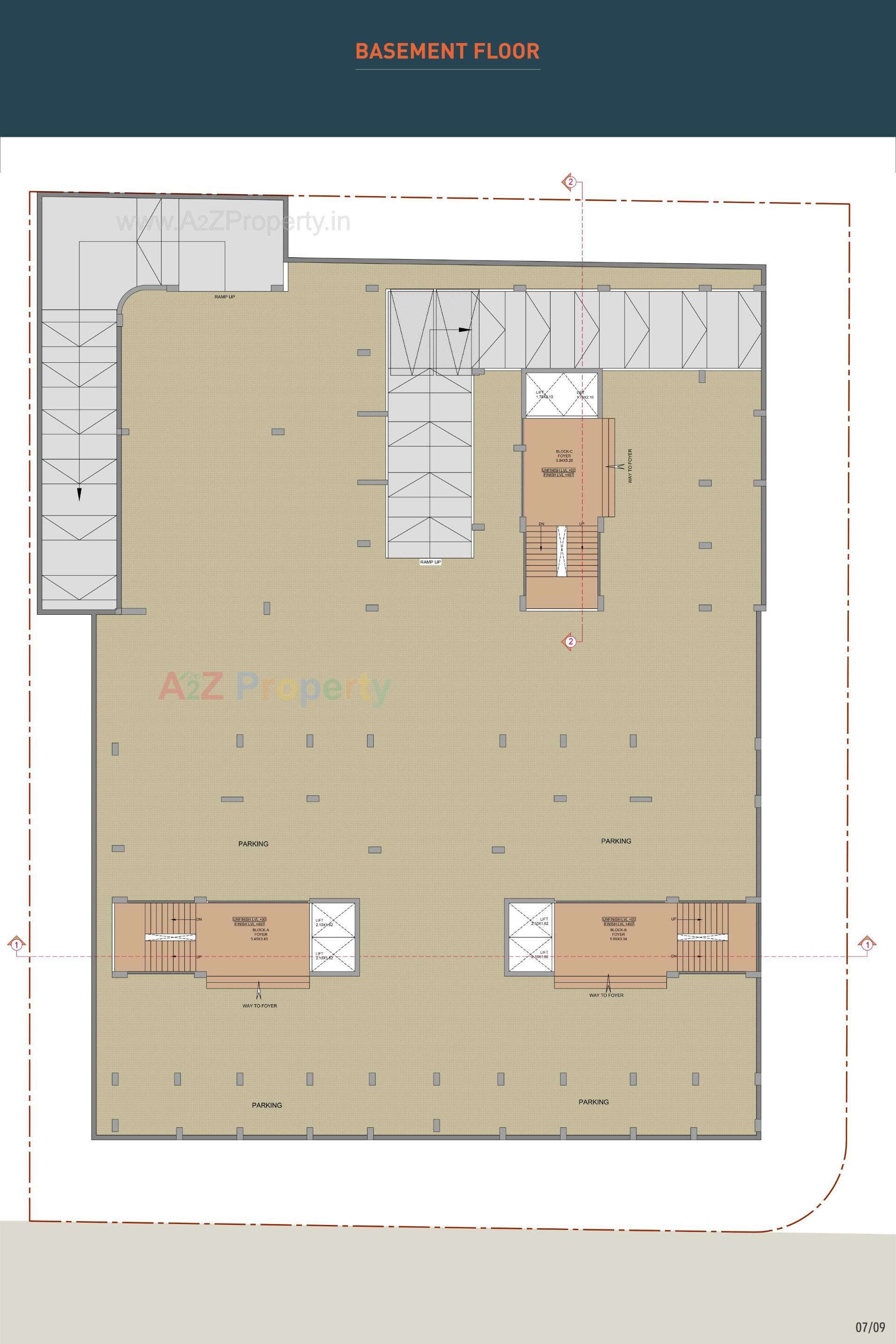 Layout of real estate project Sthapana located at Chenpur, Ahmedabad, Gujarat