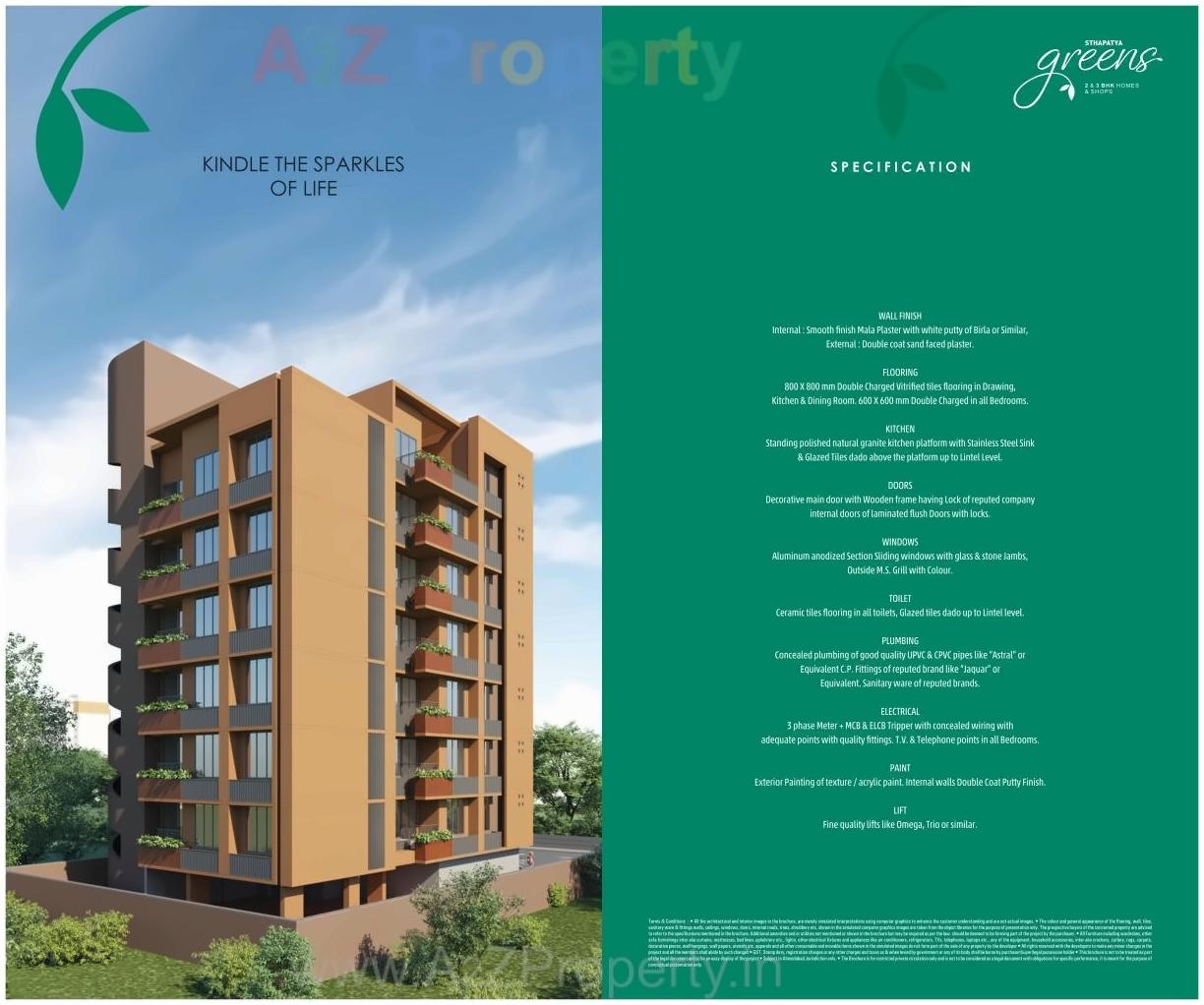  of real estate project Sthapatya Greens located at Bhadaj, Ahmedabad, Gujarat