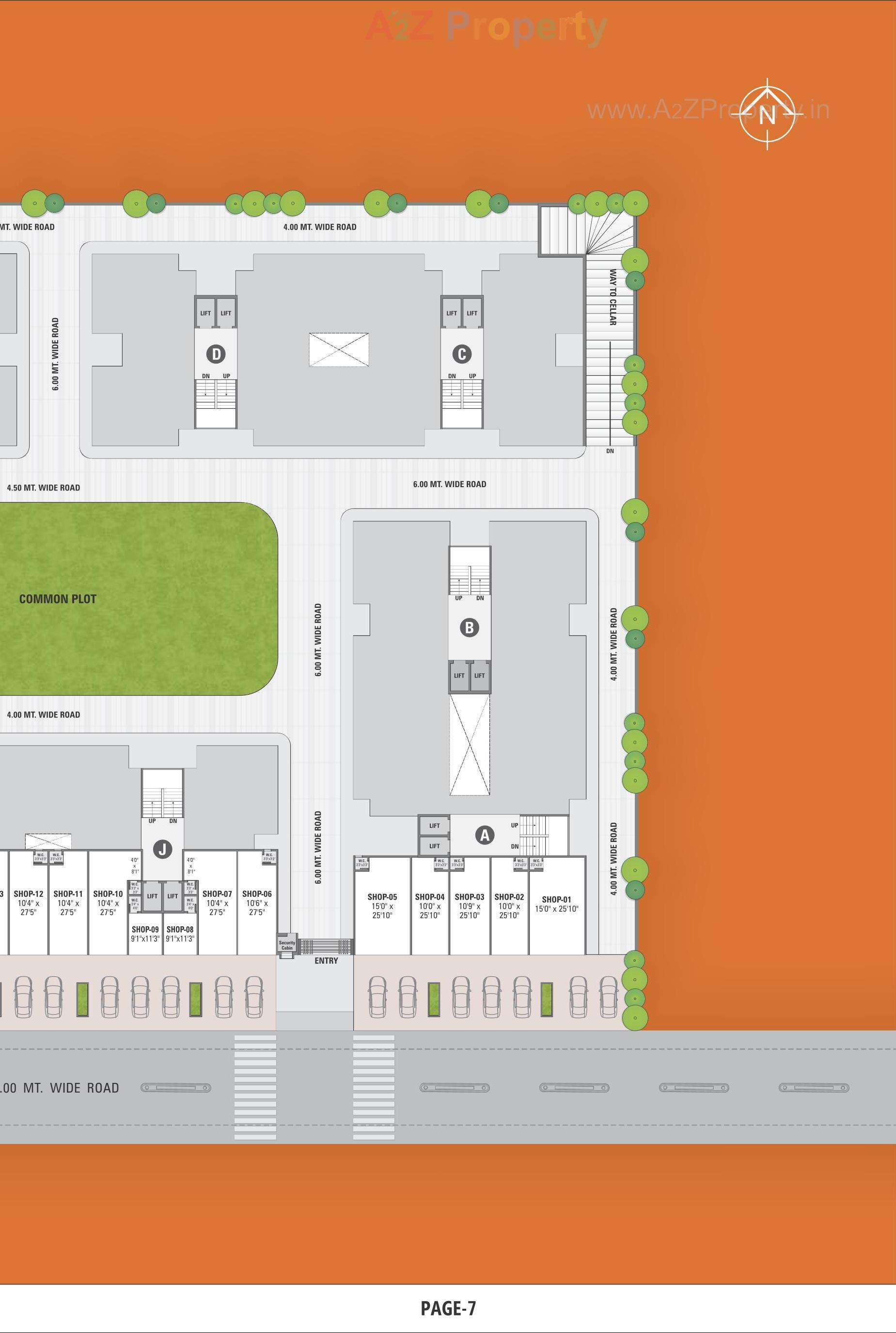 Layout of real estate project Sthapatya Heights located at Ahmedabad, Ahmedabad, Gujarat