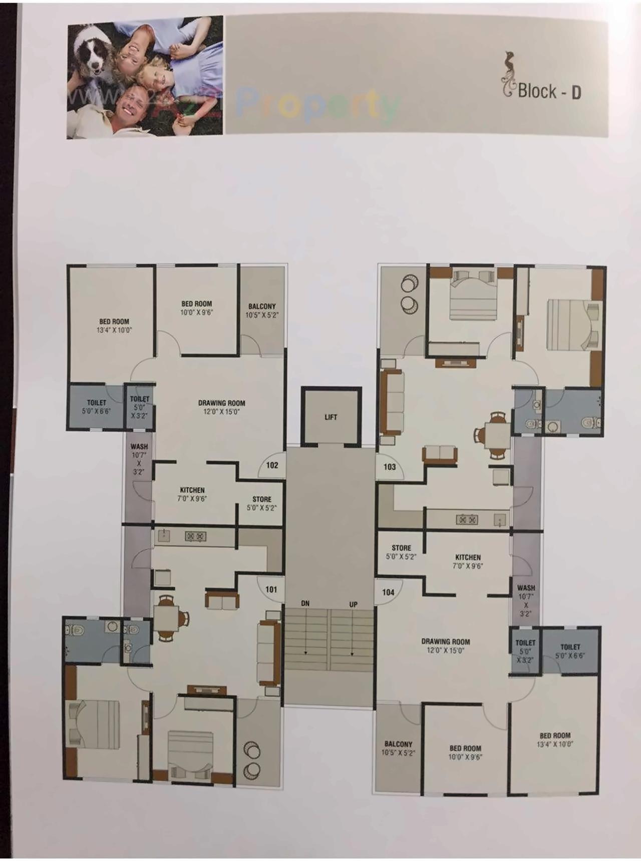 Layout of real estate project Sthapatya Hights located at Ognaj, Ahmedabad, Gujarat