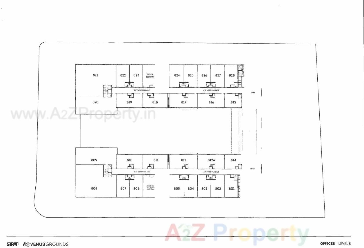 Layout of real estate project Stratum @ Venus Ground located at Vasna, Ahmedabad, Gujarat