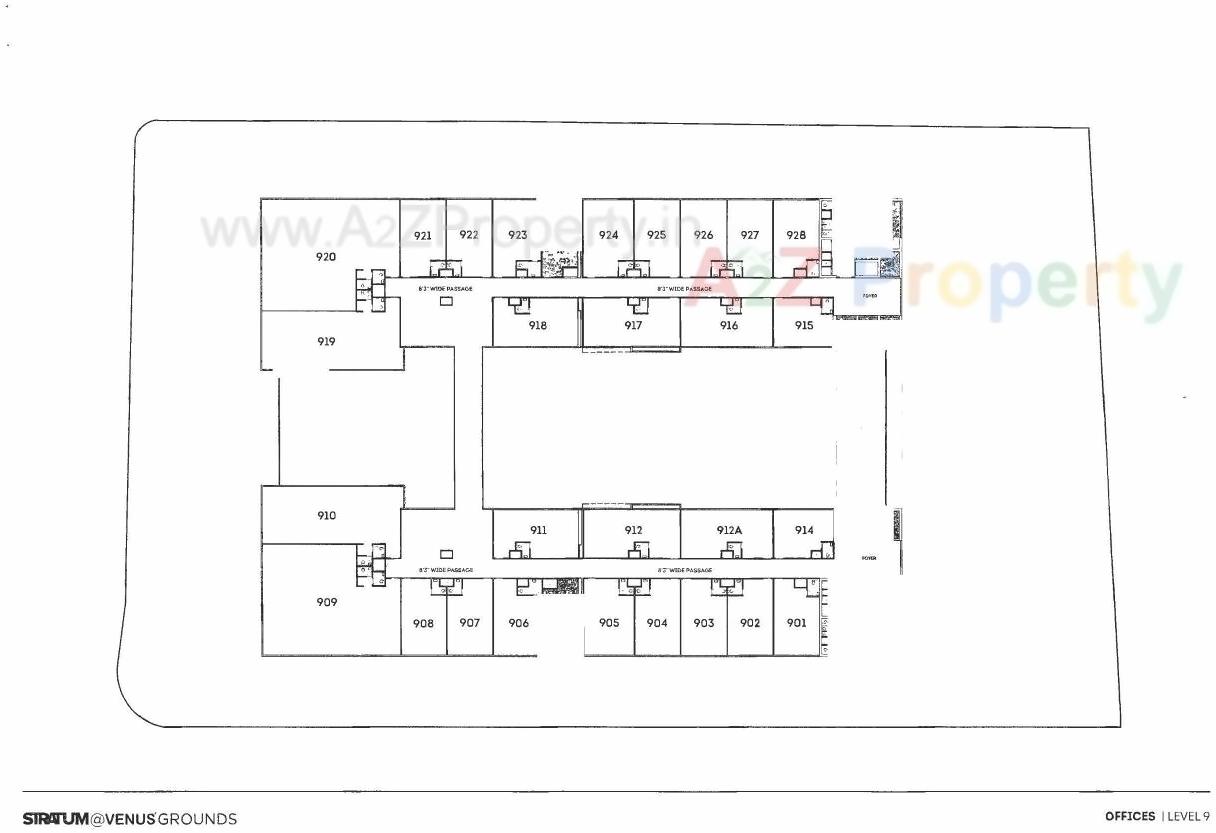 Layout of real estate project Stratum @ Venus Ground located at Vasna, Ahmedabad, Gujarat