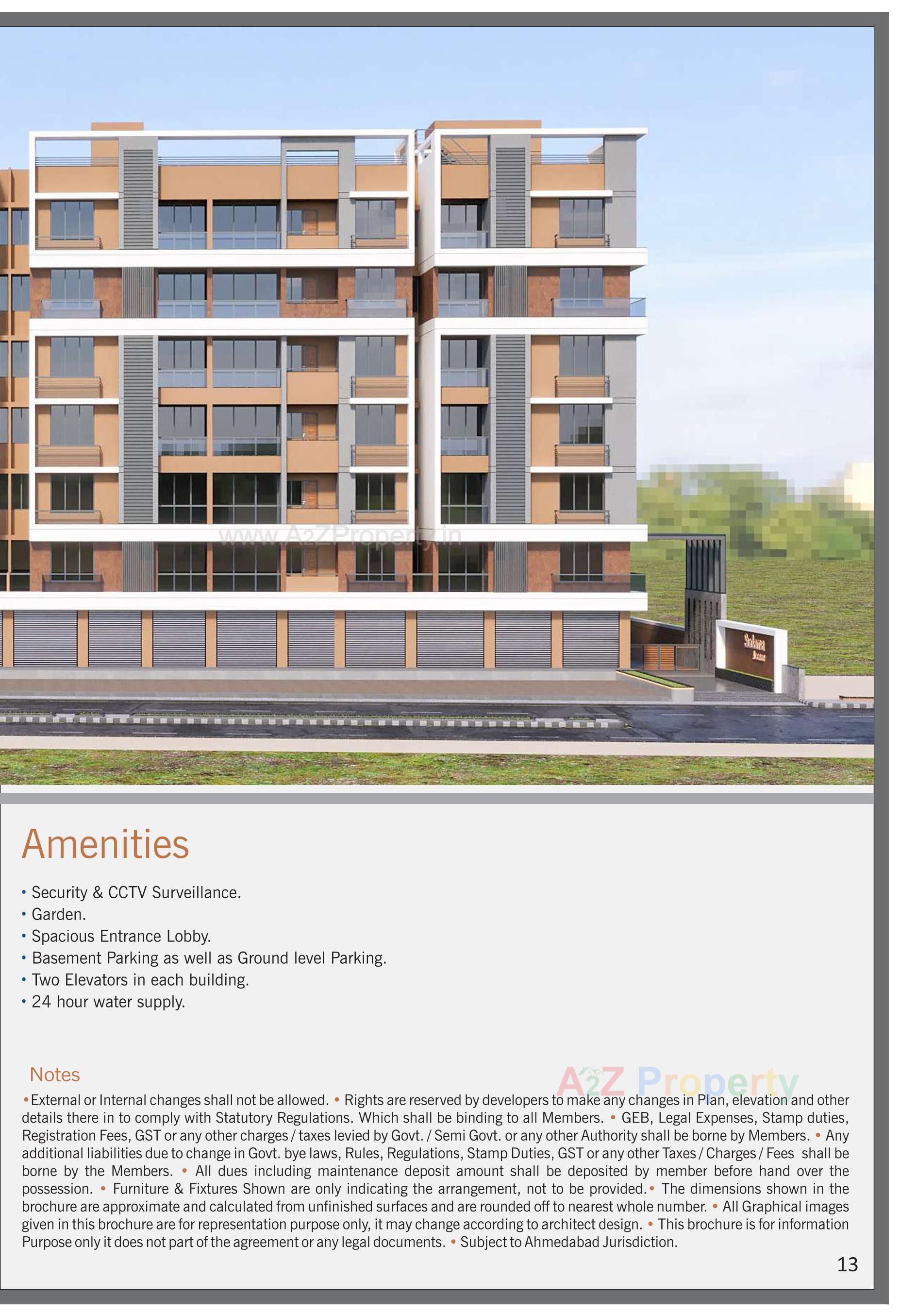3D Elevation of real estate project Sudama Avenue located at Chiloda, Ahmedabad, Gujarat