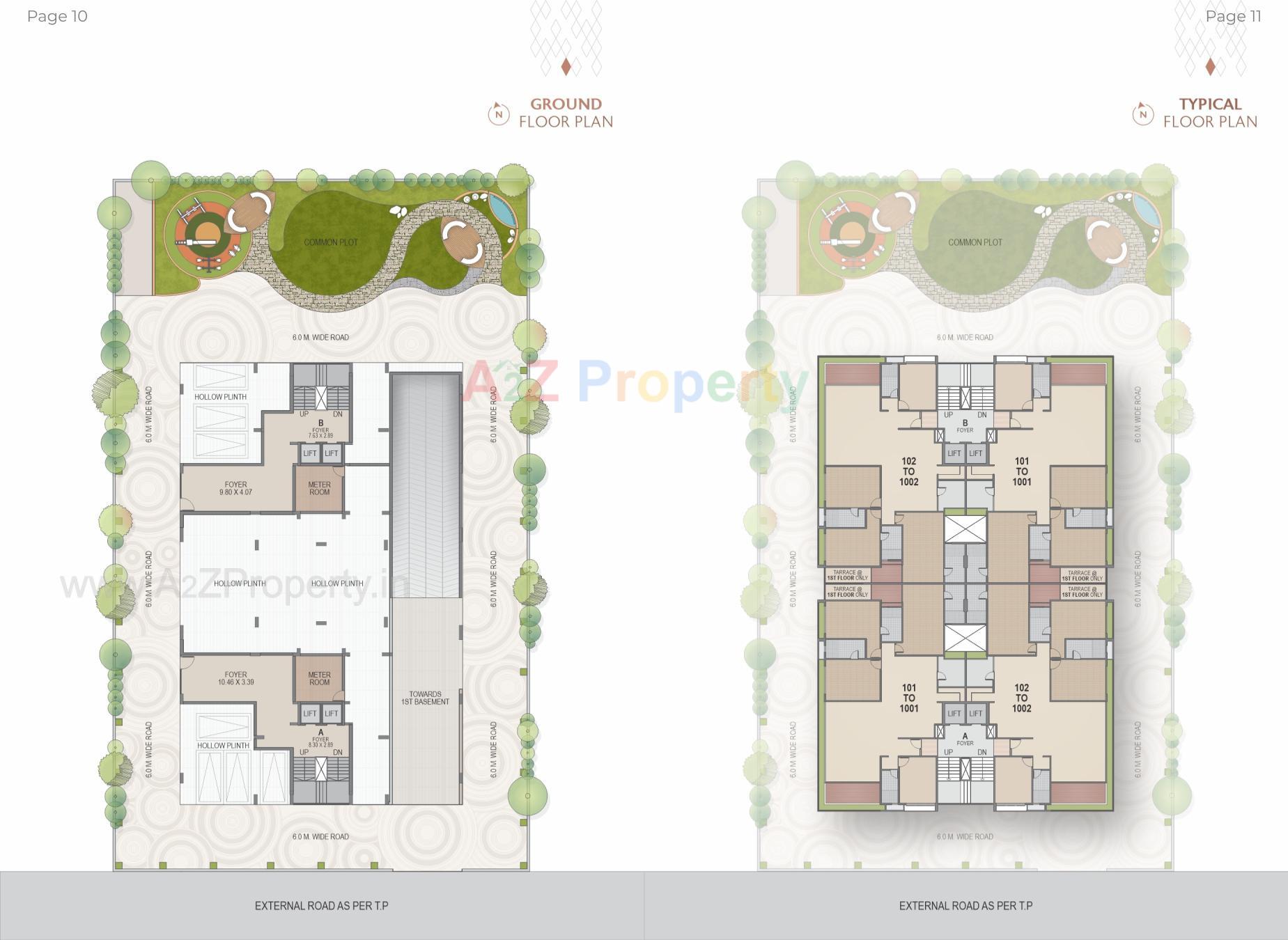 Layout of real estate project Sudarshan Grace located at Hebatpur, Ahmedabad, Gujarat