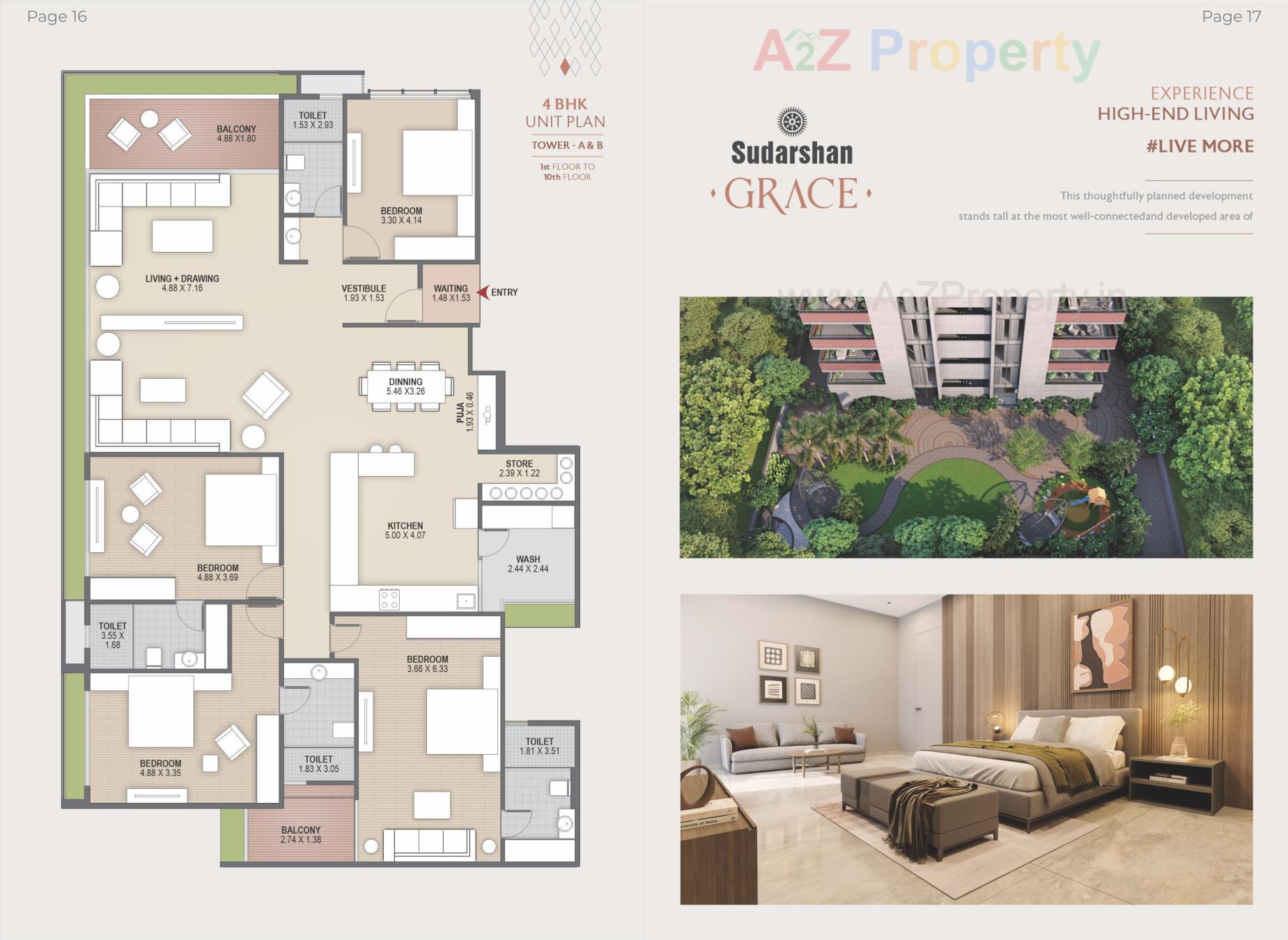 Layout of real estate project Sudarshan Grace located at Hebatpur, Ahmedabad, Gujarat
