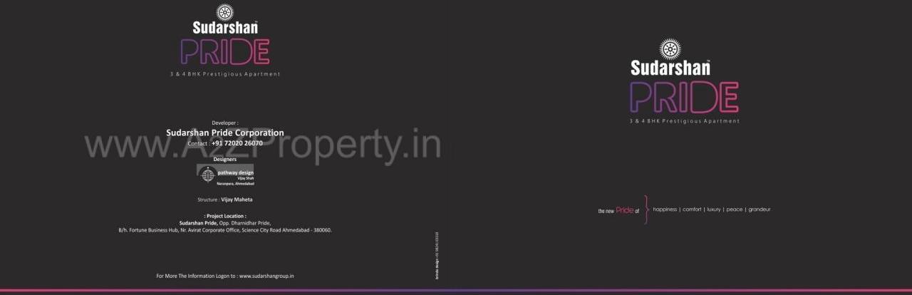  of real estate project Sudarshan Pride located at Sola, Ahmedabad, Gujarat