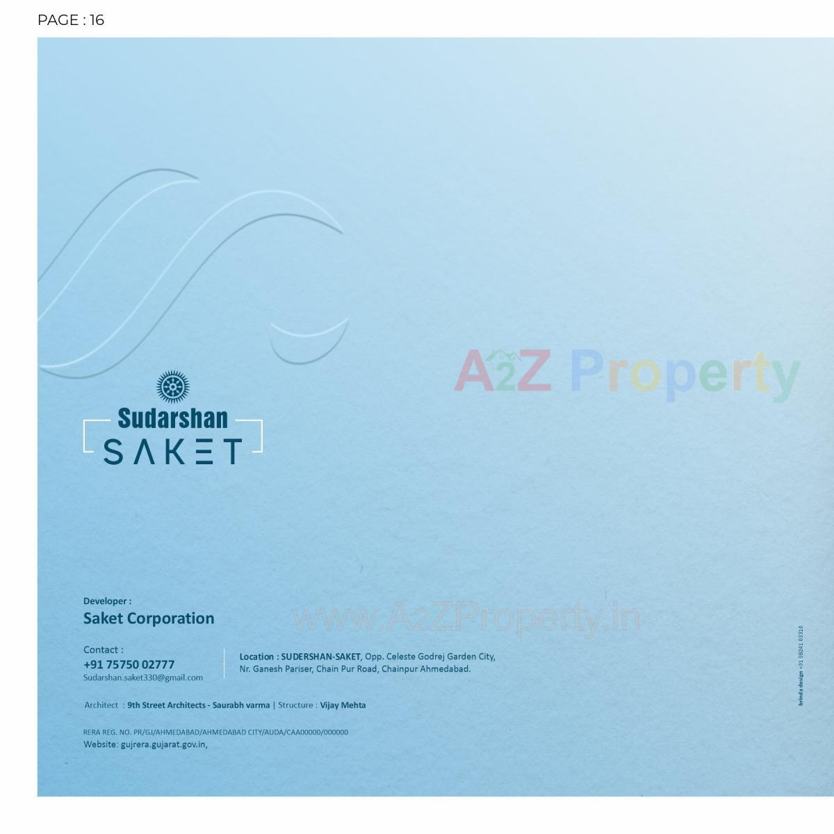  of real estate project Sudarshan Saket located at Chenpur, Ahmedabad, Gujarat