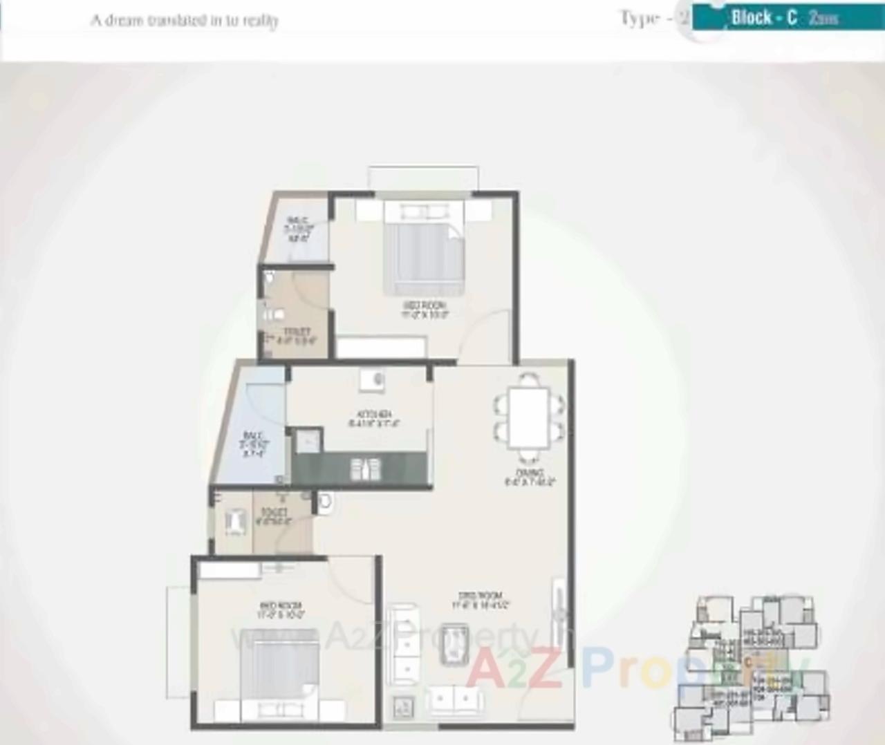 Layout of real estate project Sudarshan Status located at Sola, Ahmedabad, Gujarat