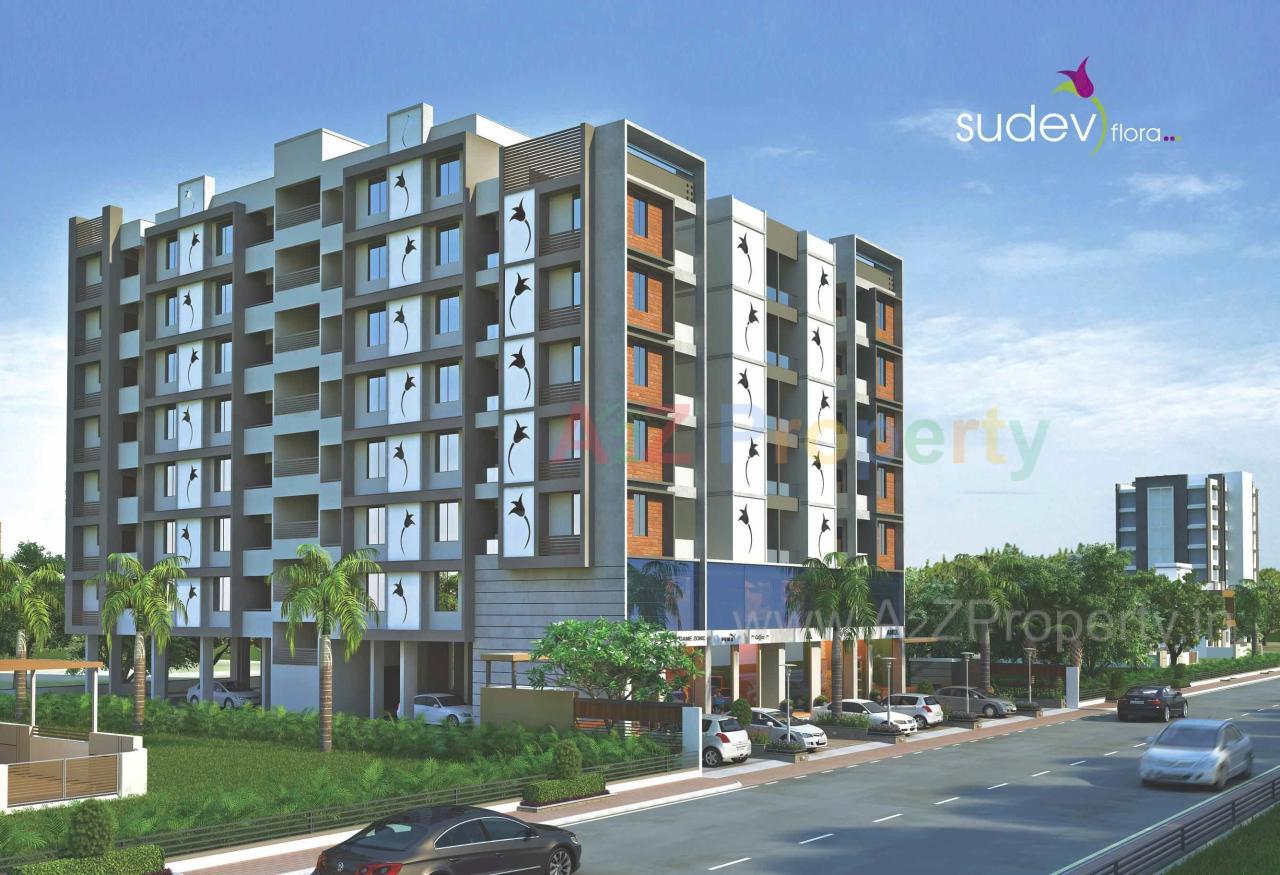 3D Elevation of real estate project Sudev Flora located at Vatva, Ahmedabad, Gujarat