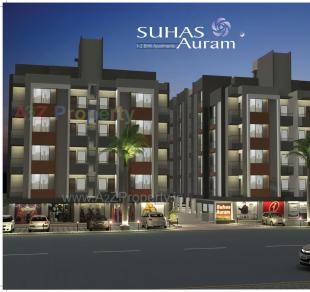 Elevation of real estate project Suhas Auram located at Nikol, Ahmedabad, Gujarat