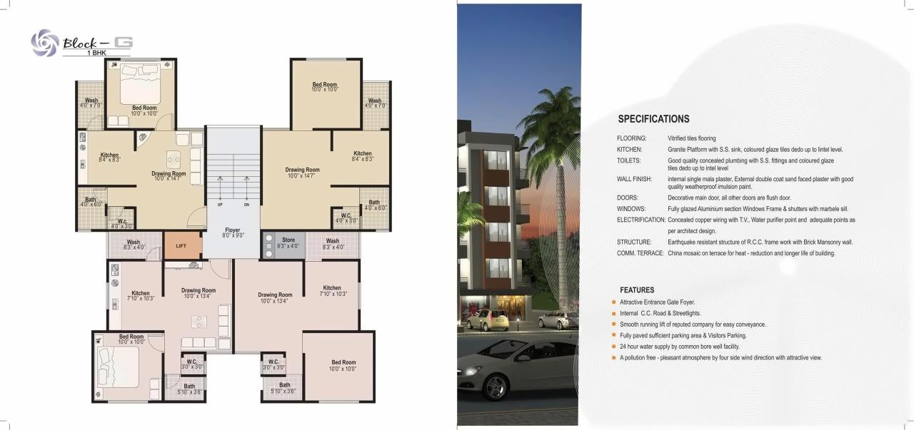Layout of real estate project Suhas Auram located at Nikol, Ahmedabad, Gujarat
