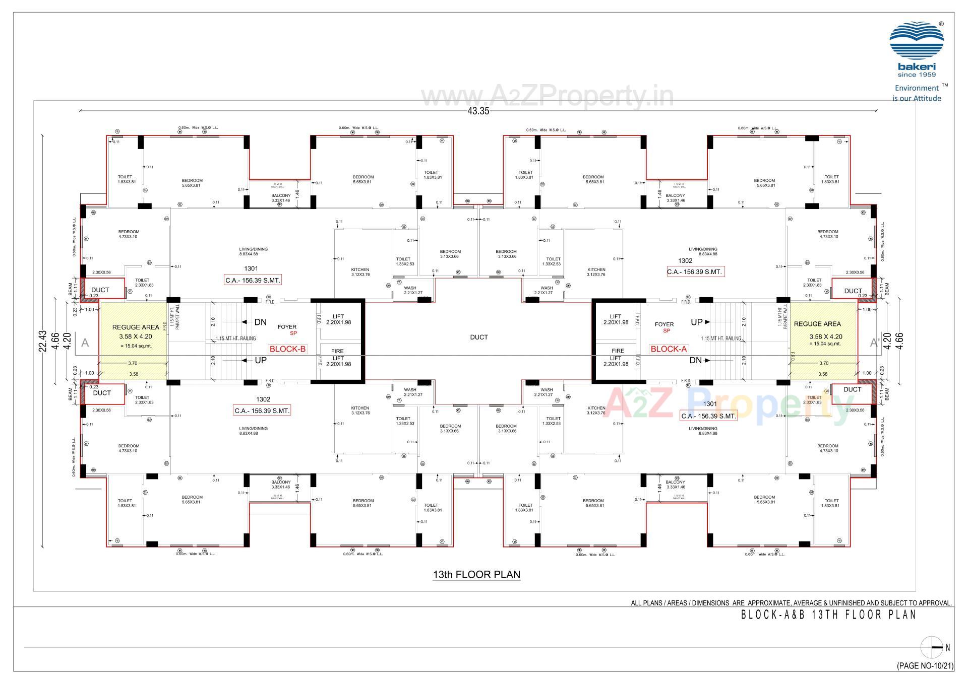 Layout of real estate project Sujal Apartment located at Vejalpur, Ahmedabad, Gujarat