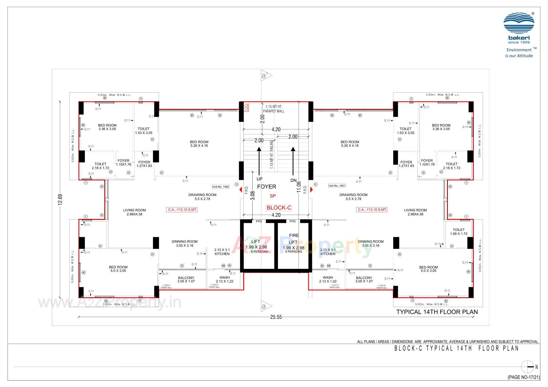 Layout of real estate project Sujal Apartment located at Vejalpur, Ahmedabad, Gujarat