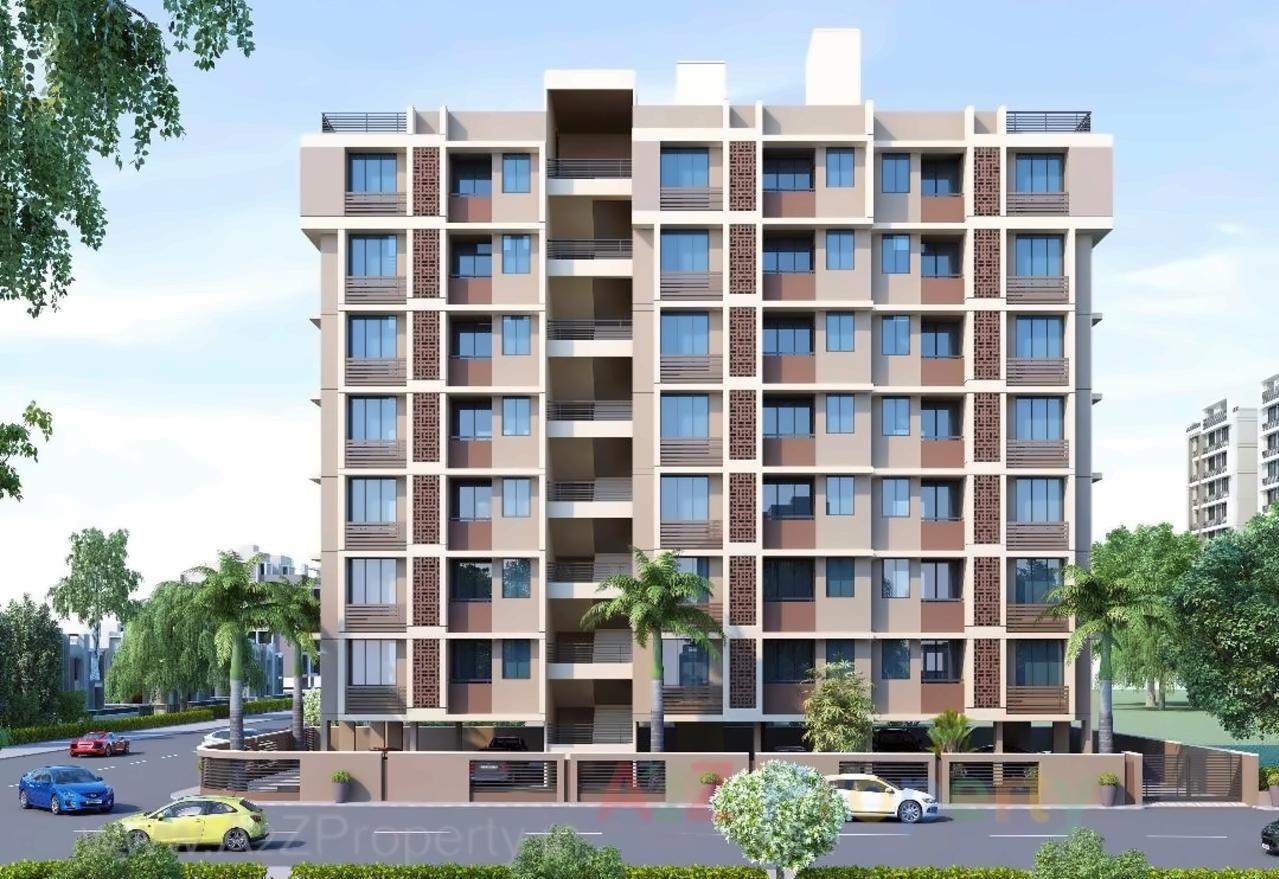 3D Elevation of real estate project Sujal Residency located at Bopal, Ahmedabad, Gujarat